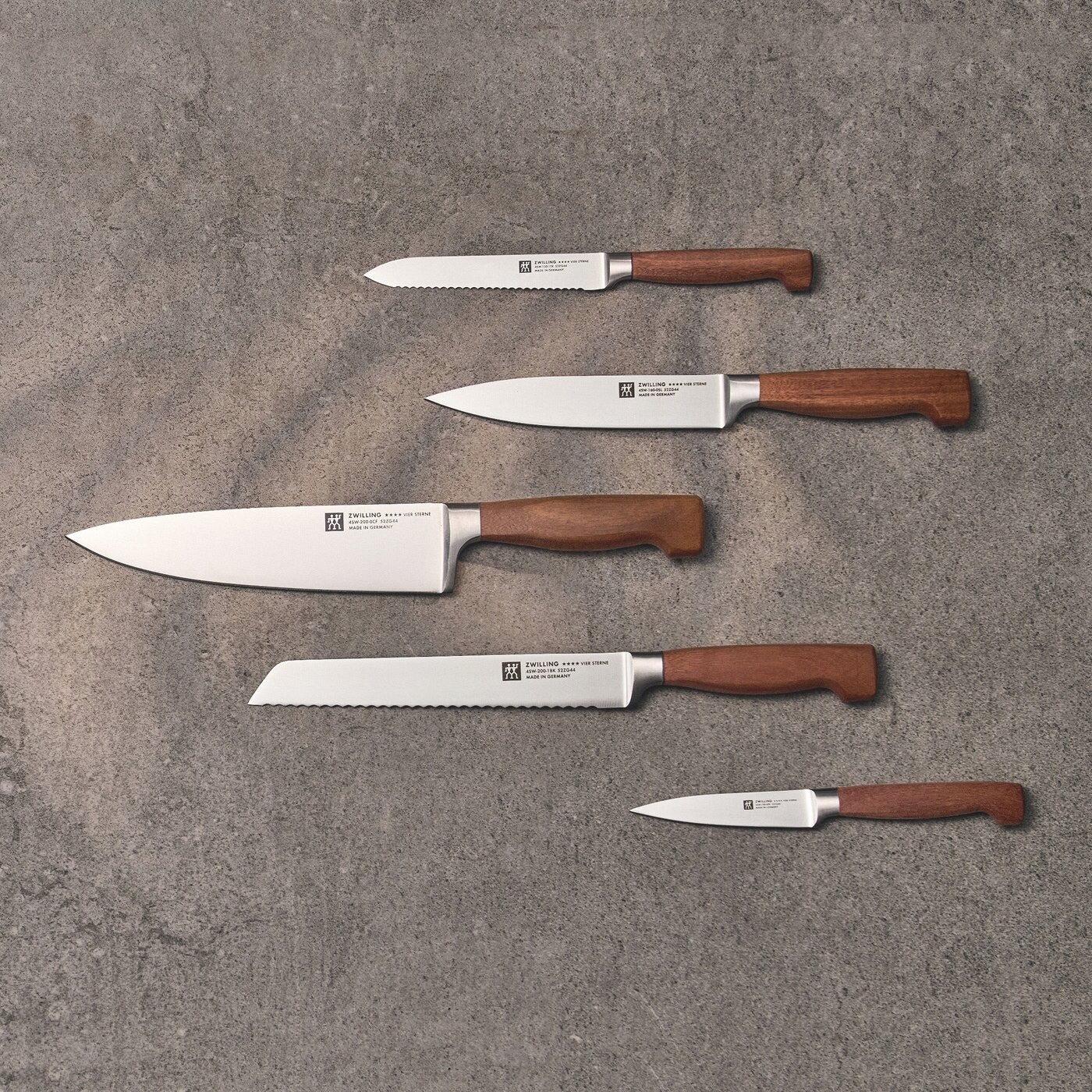 Zwilling Spickmesser »**** VIER STERNE Wood« Made in Germany, Eigehärtete Klinge, FSC-Zertifizitiertes Holz