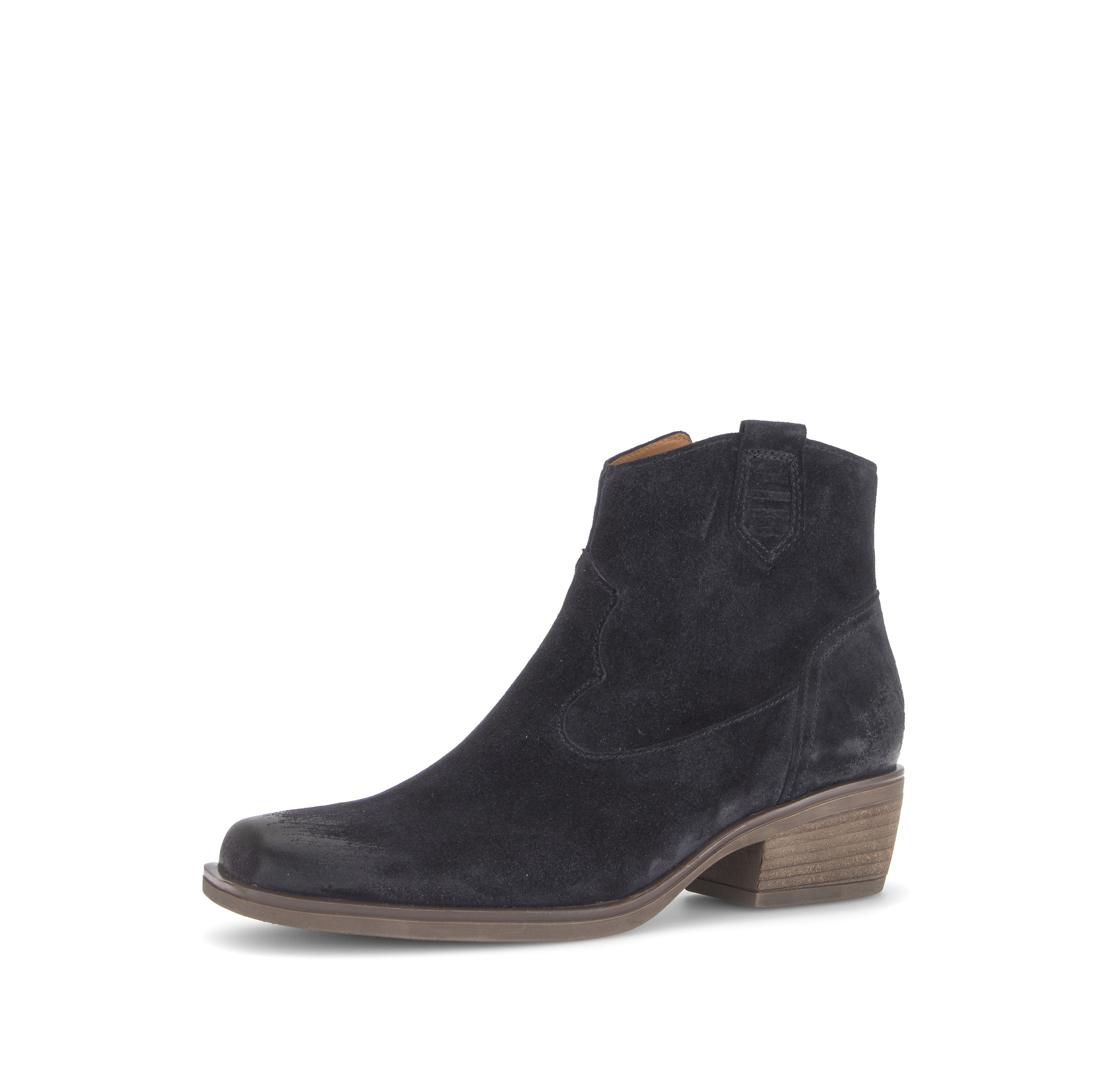 Gabor Westernstiefelette  Blockabsatz, Cowboyboots in Karreeform, Weite G (= weit)