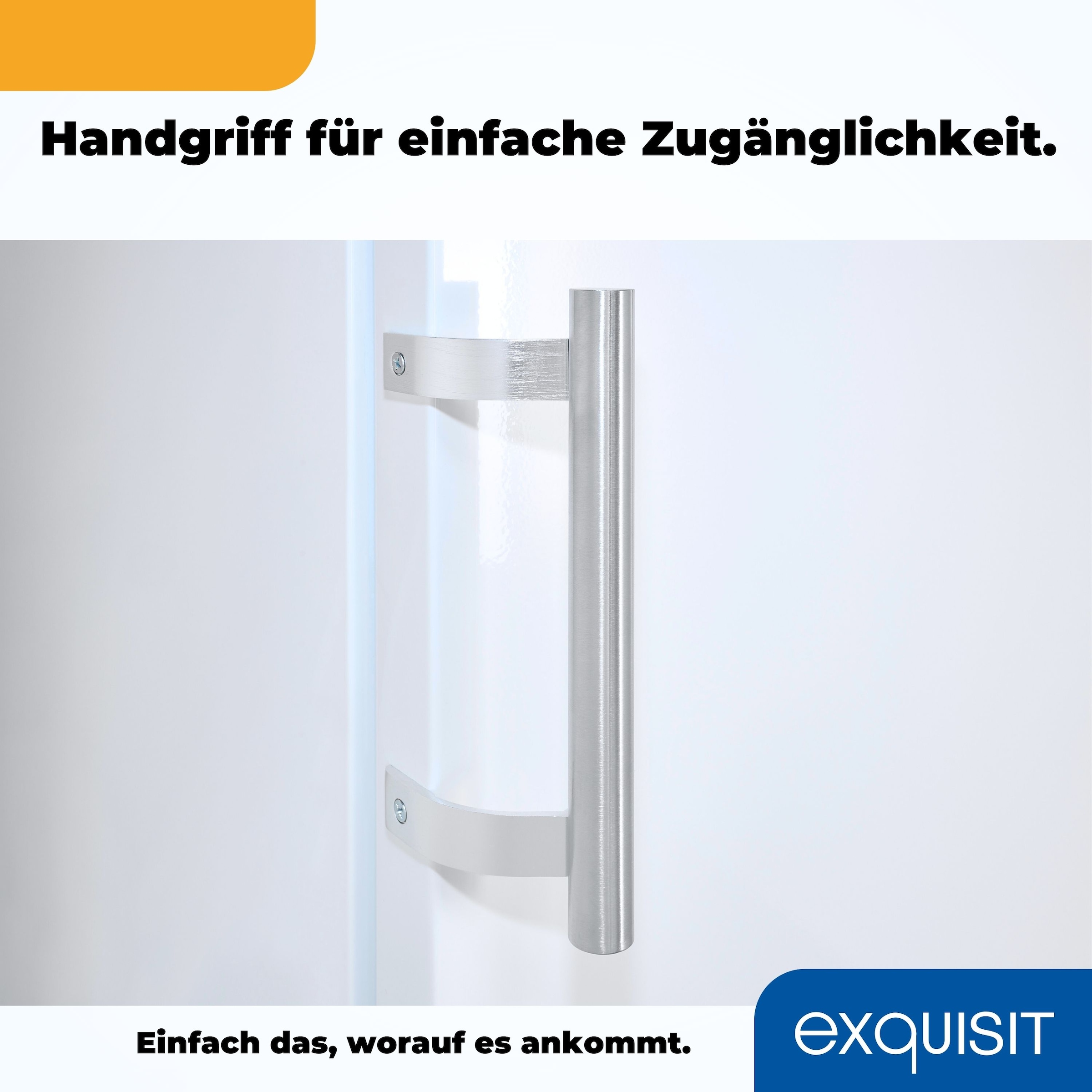 exquisit Getränkekühlschrank »GKS31-V-H-280E weiss«