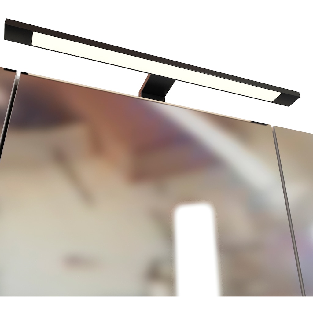 HELD MÖBEL Spiegelschrank »Luena«, Breite 80 cm, mit 3D-Effekt, dank drei Spiegeltüren