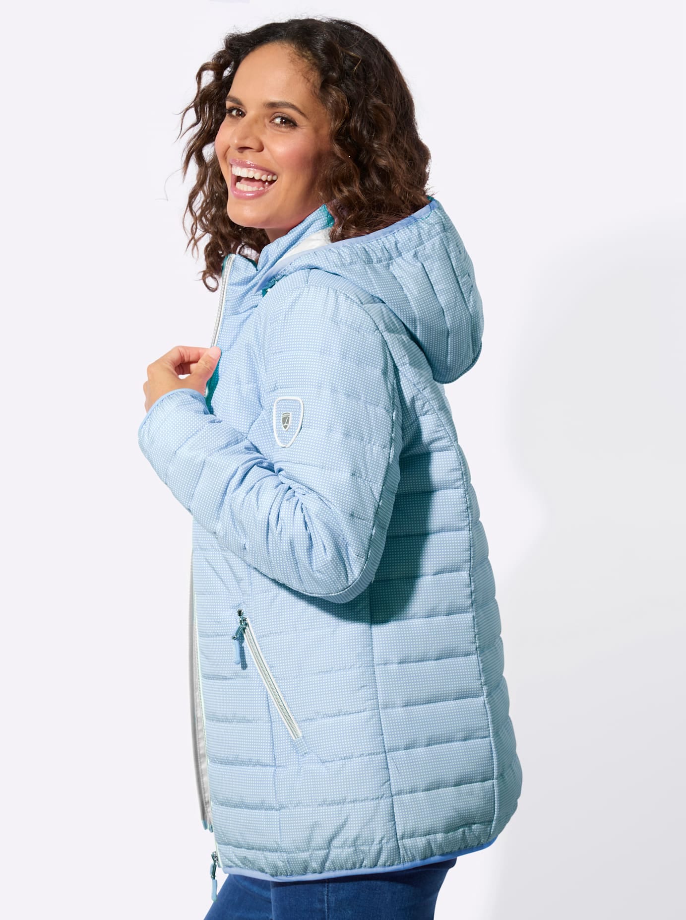 Casual Looks Steppjacke mit Kapuze