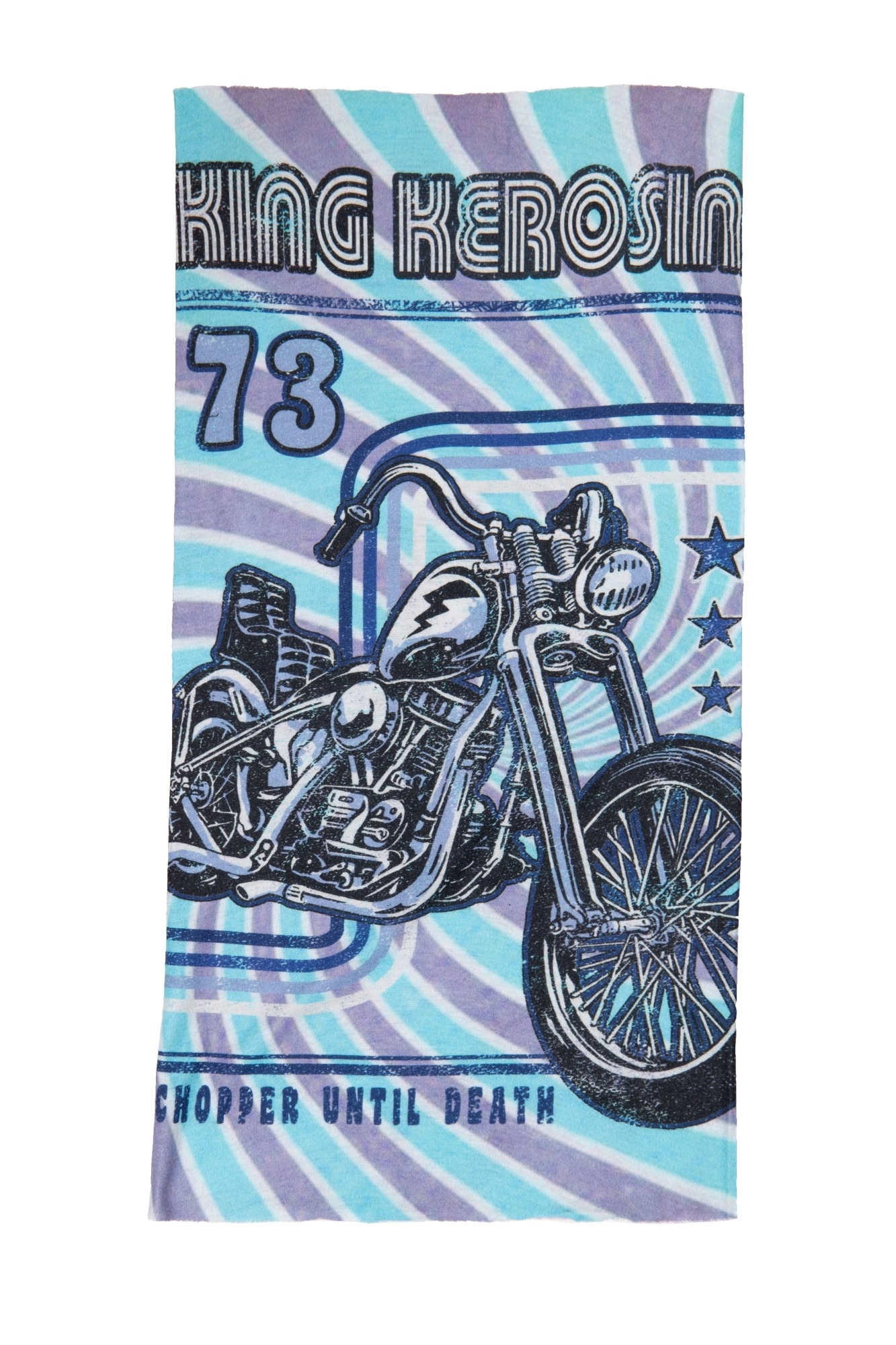 KingKerosin Multifunktionstuch »Chopper until Death«, aus reiner Coolmax Mikrofaser