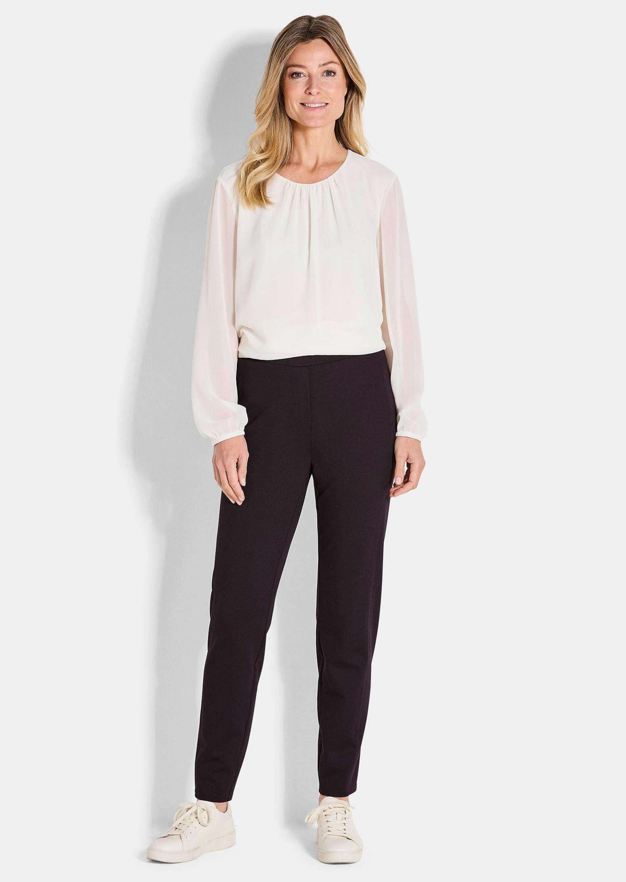 GOLDNER Schlupfhose »Kurzgröße Slim Fit Hose BELLA mit Schlupfbund«