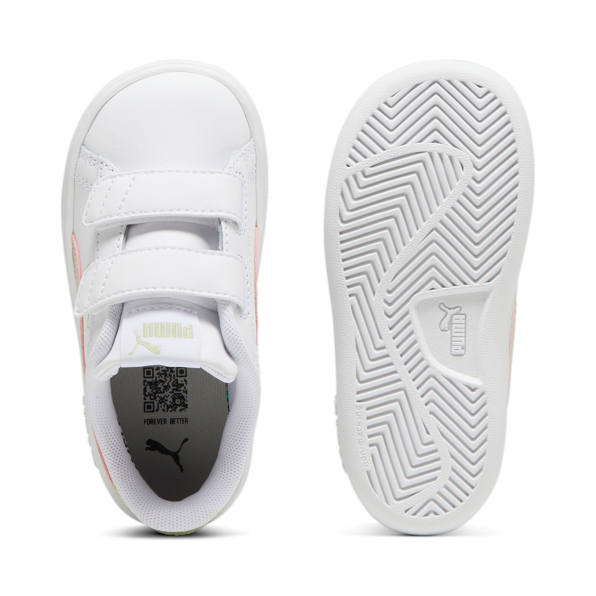 PUMA Sneaker »SMASH 3.0 L V INF«, für Babys mit Klettverschluss
