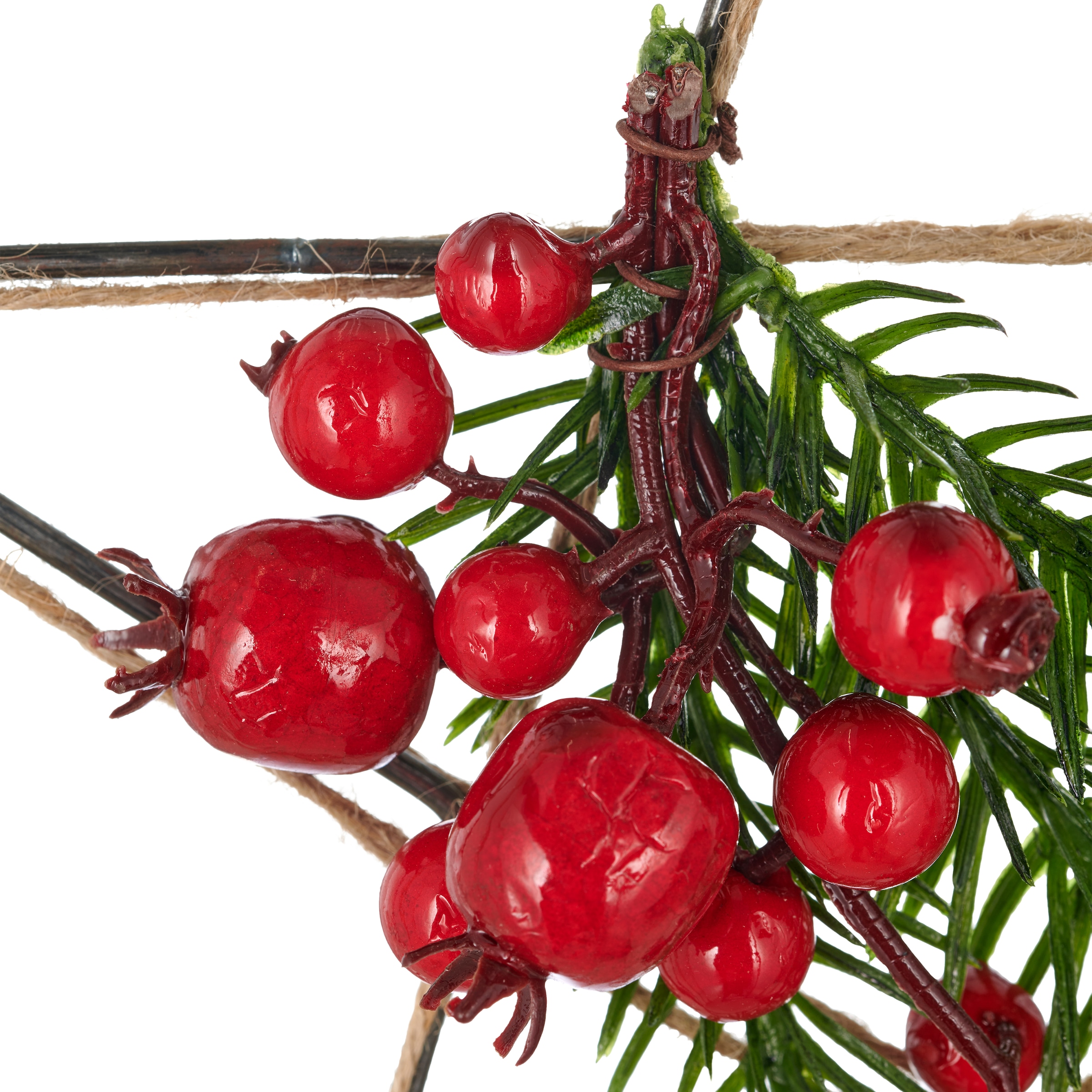 Creativ green Winterliche Kunstpflanze »Sternhänger« mit niedlichen Details