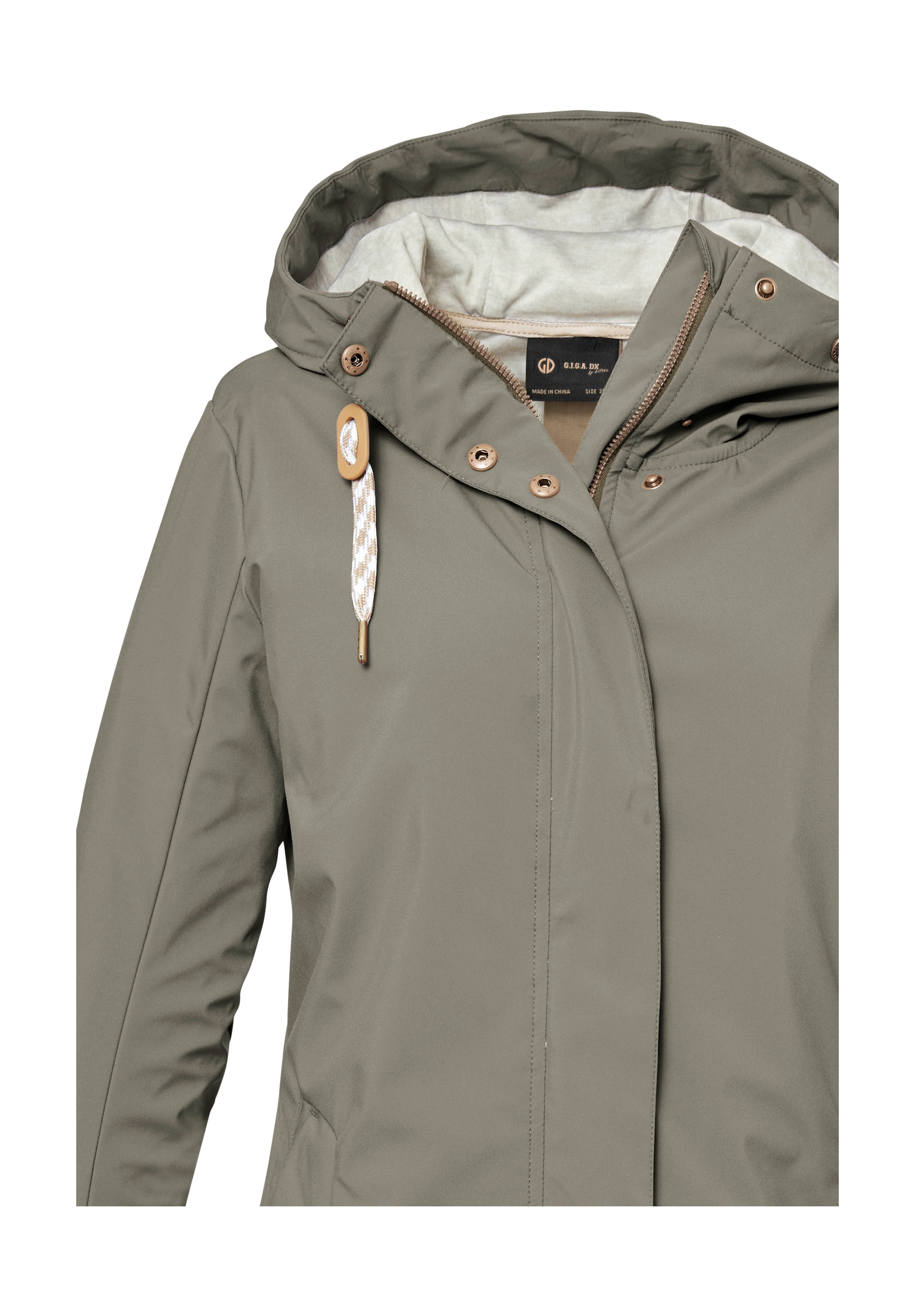 G.I.G.A. DX by killtec Softshellparka »GS 16 WMN SFTSHLL PRK«, Wasserdichter, atmungsaktiver Parka aus recycelten Materialien