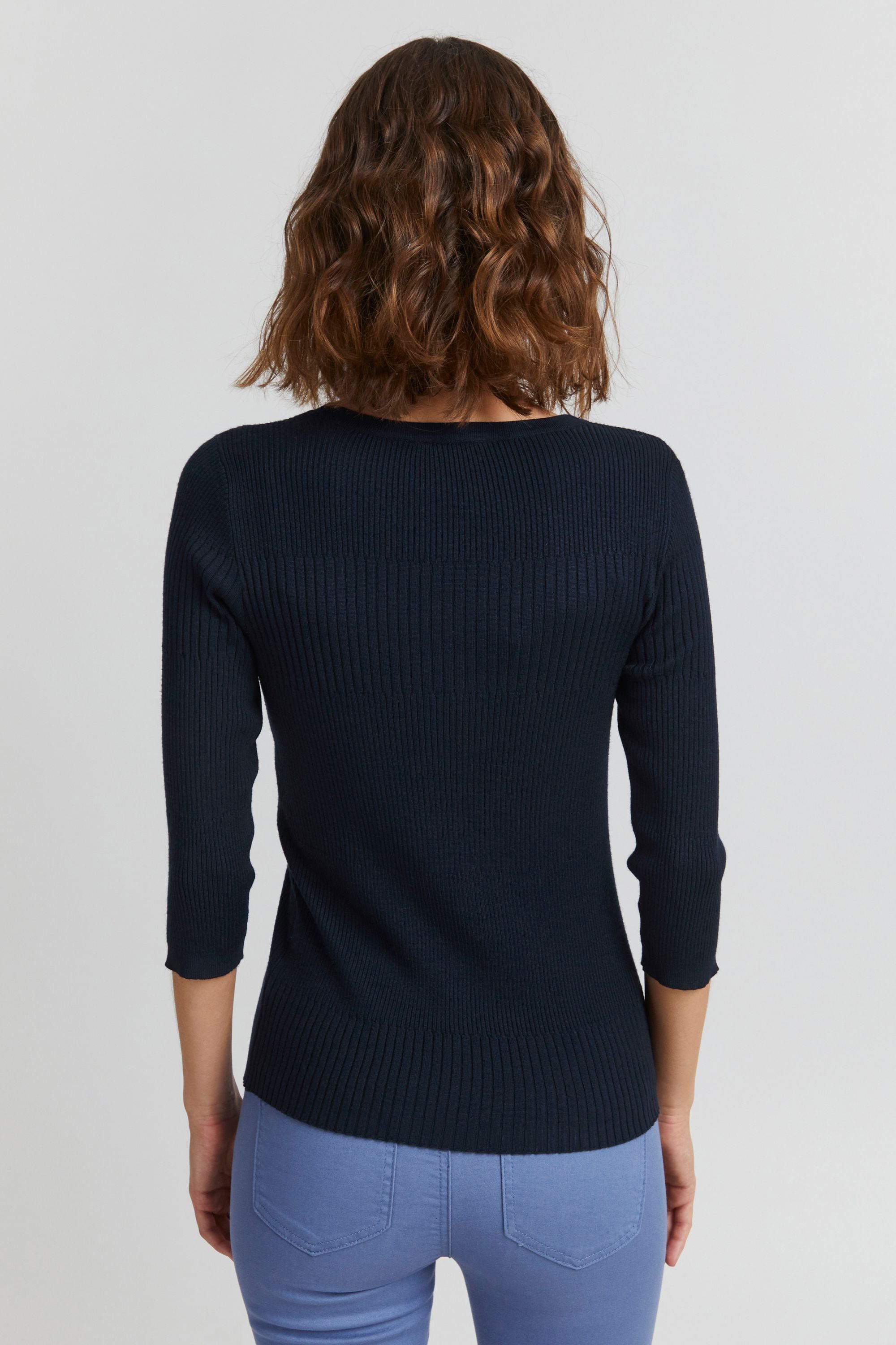 fransa Strickfleece-Pullover »Strickpullover FRFeganic«