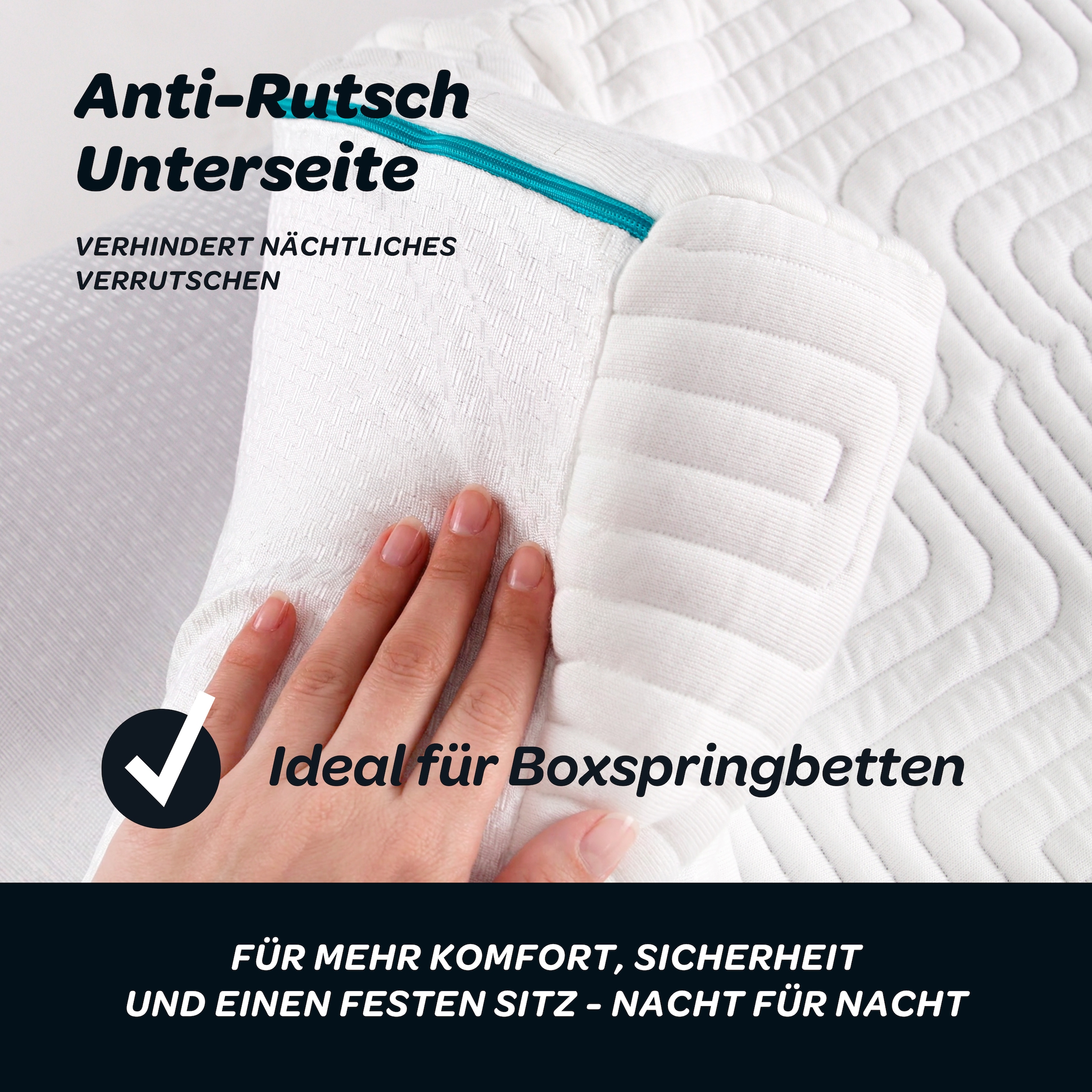 Dunlopillo Topper »Balance, Premium Gelschaumtopper 90x200 & 140x200 cm« punktgenaue Körperanpassung, unterstützt ergonomische Liegeposition