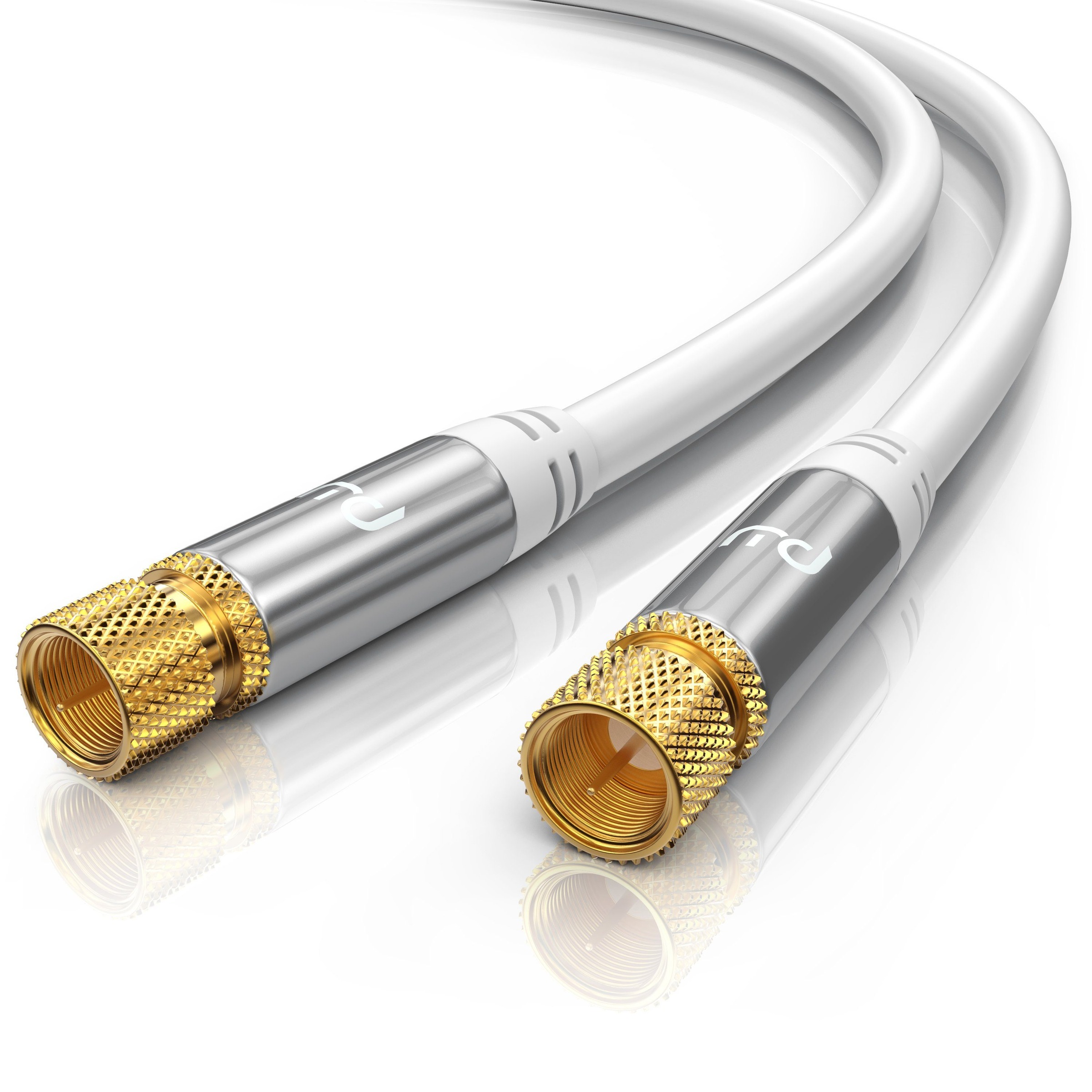 Primewire HDTV Satellitenkabel / 4fach Schirmung »F-Stecker zu F-Stecker / 135dB / Premium Series«