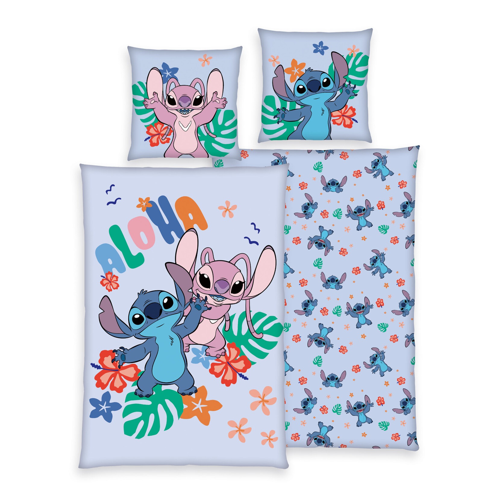 Disney Kinderbettwäsche »Disney Lilo & Stitch Aloha«