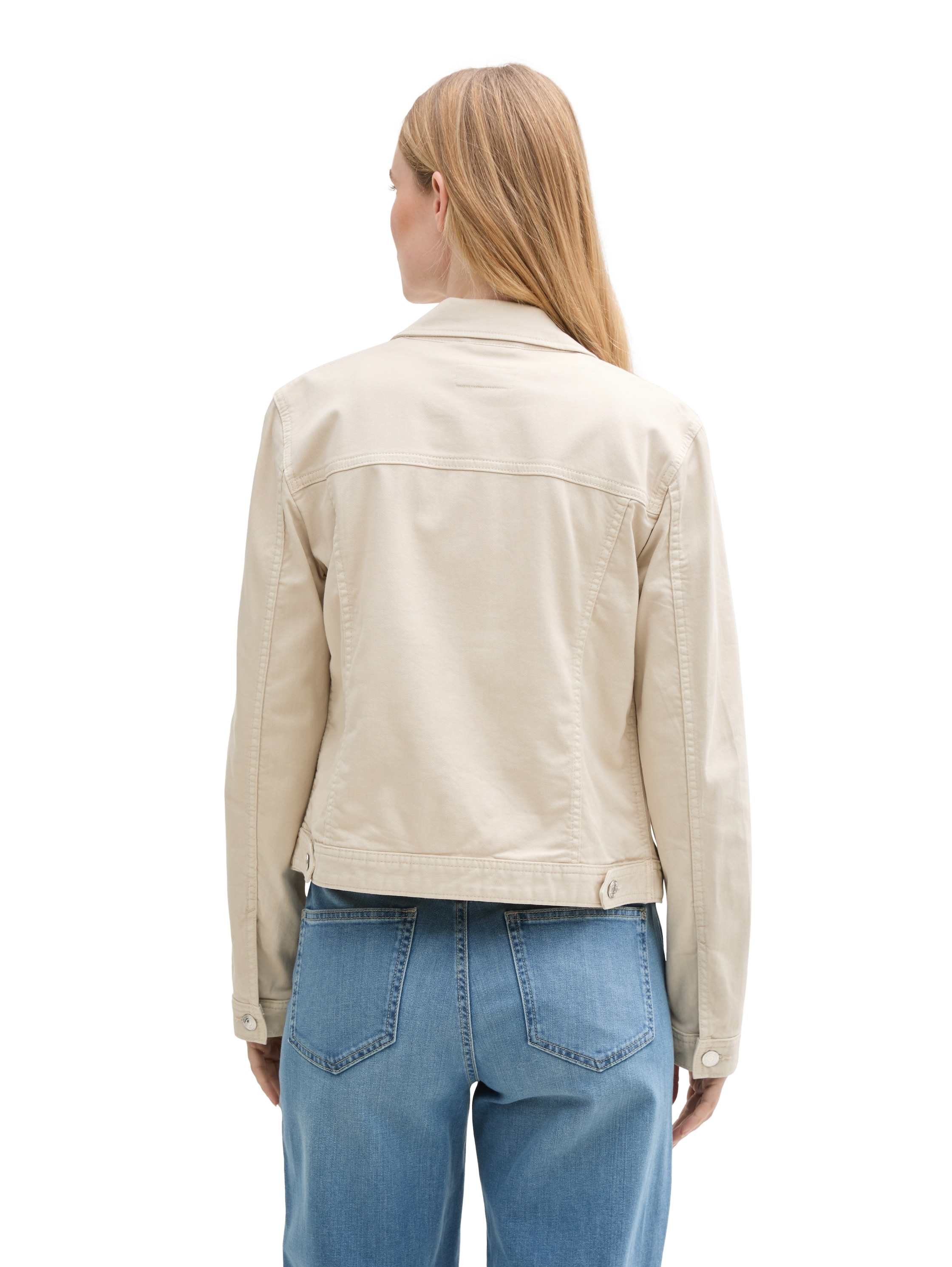 TOM TAILOR Jeansjacke, im farbigen Denim