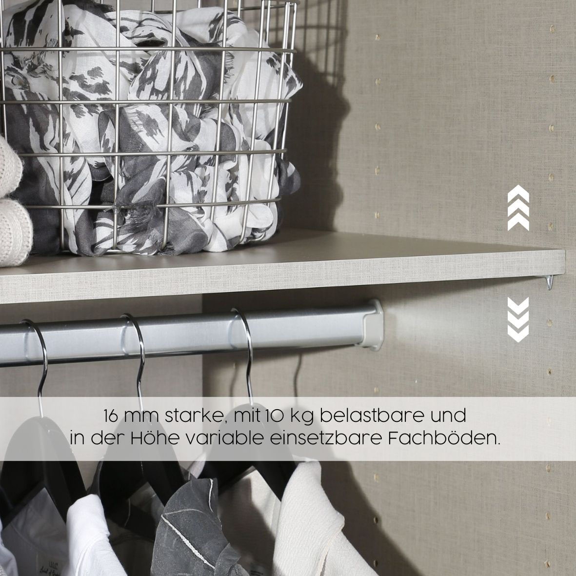 OTTO home Drehtürenschrank »Kleiderschrank Schrank Garderobe AGORDO mit Dekor- oder Hochglanzfront« in zwei Griff-Farben, Breiten 91-360 cm,  durchdachte Innenausstattung, in 7 Breiten und 2 Höhen MADE IN GERMANY