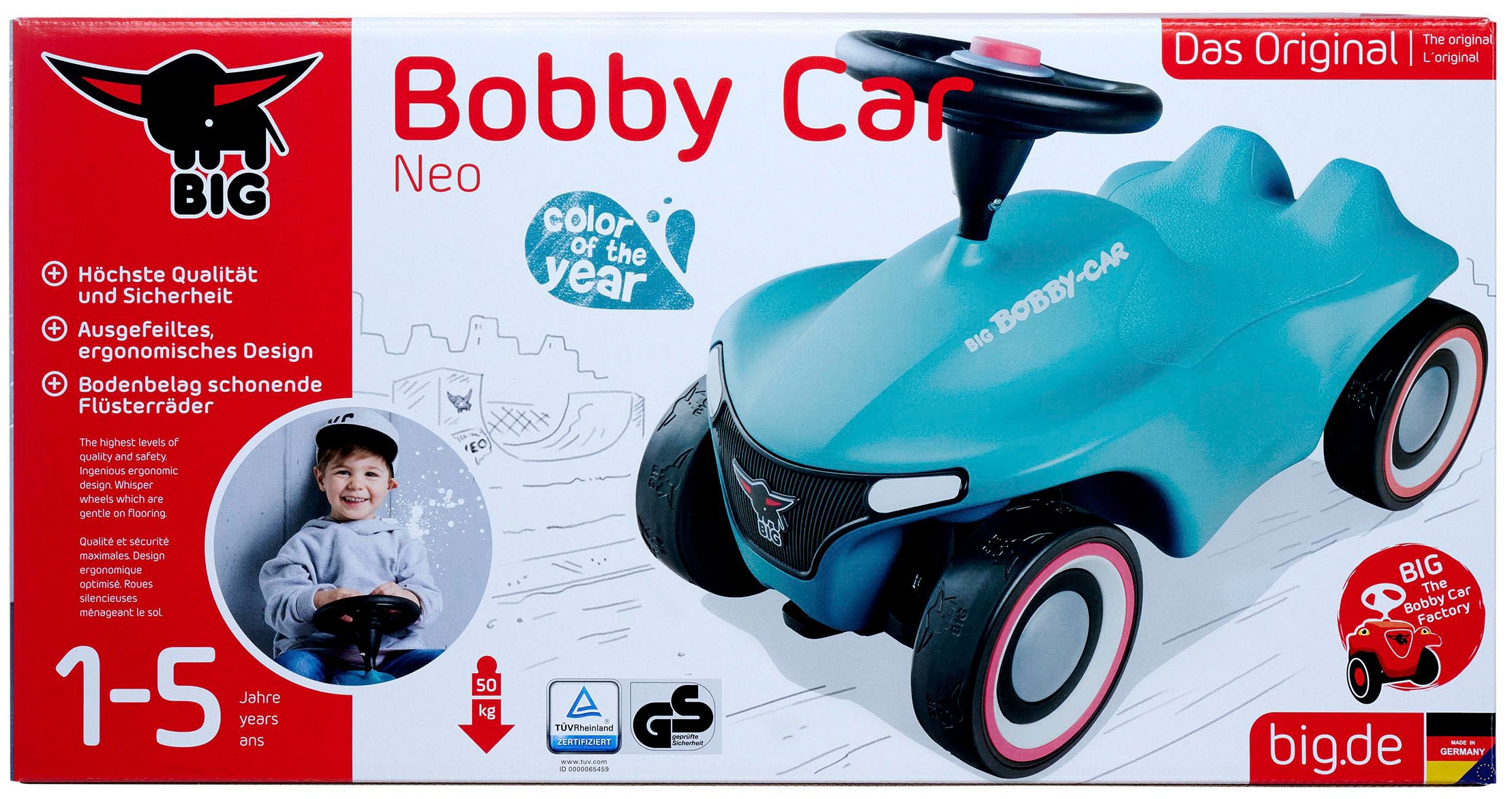 BIG Rutscherauto »BIG Bobby Car Neo Farbe des Jahres 2023«, Made in Germany online  kaufen