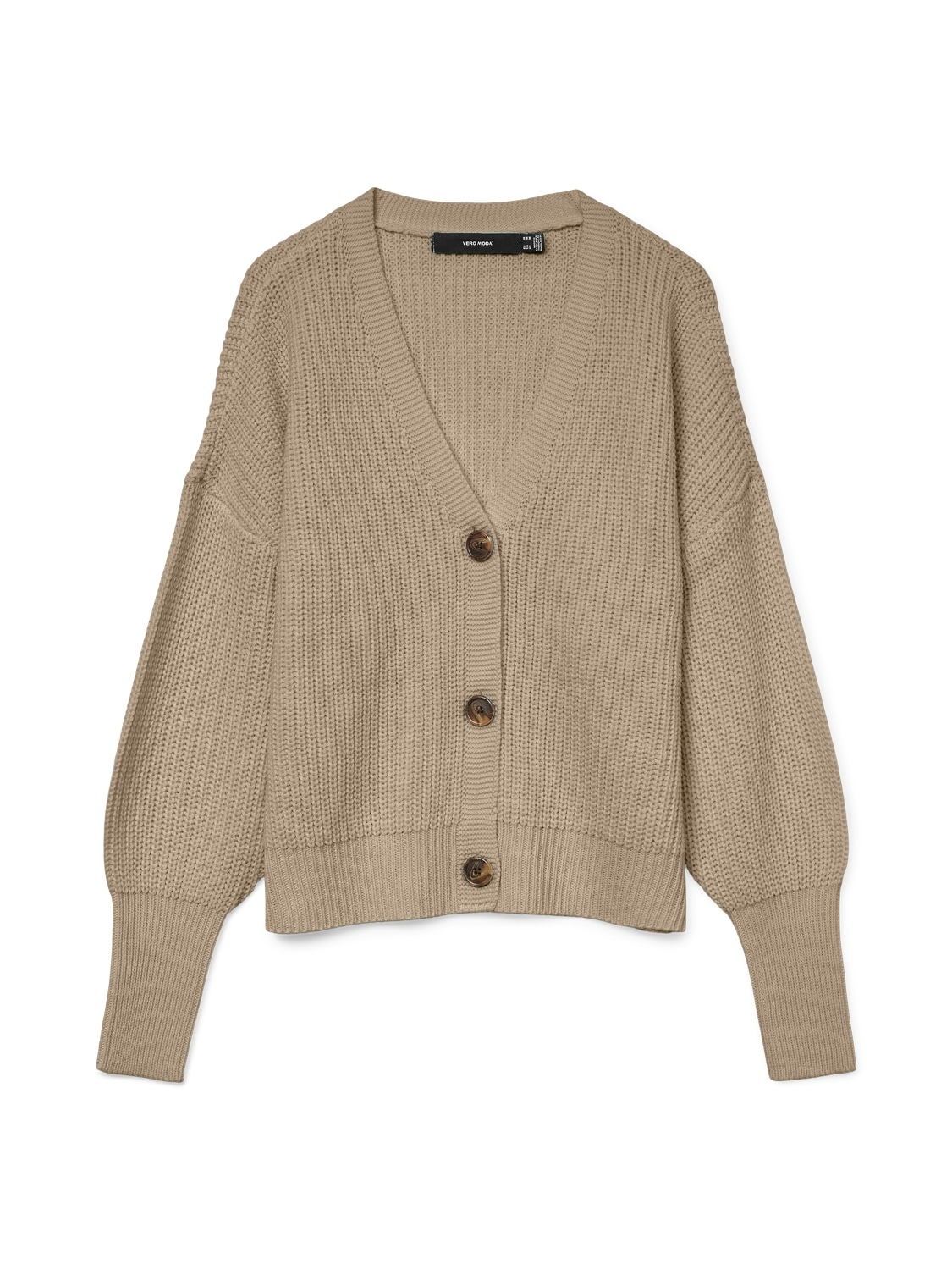 Vero Moda Strickjacke »VMLEA LS V-NECK CUFF CARDIGAN NOOS« Kunstfaser, regular fit