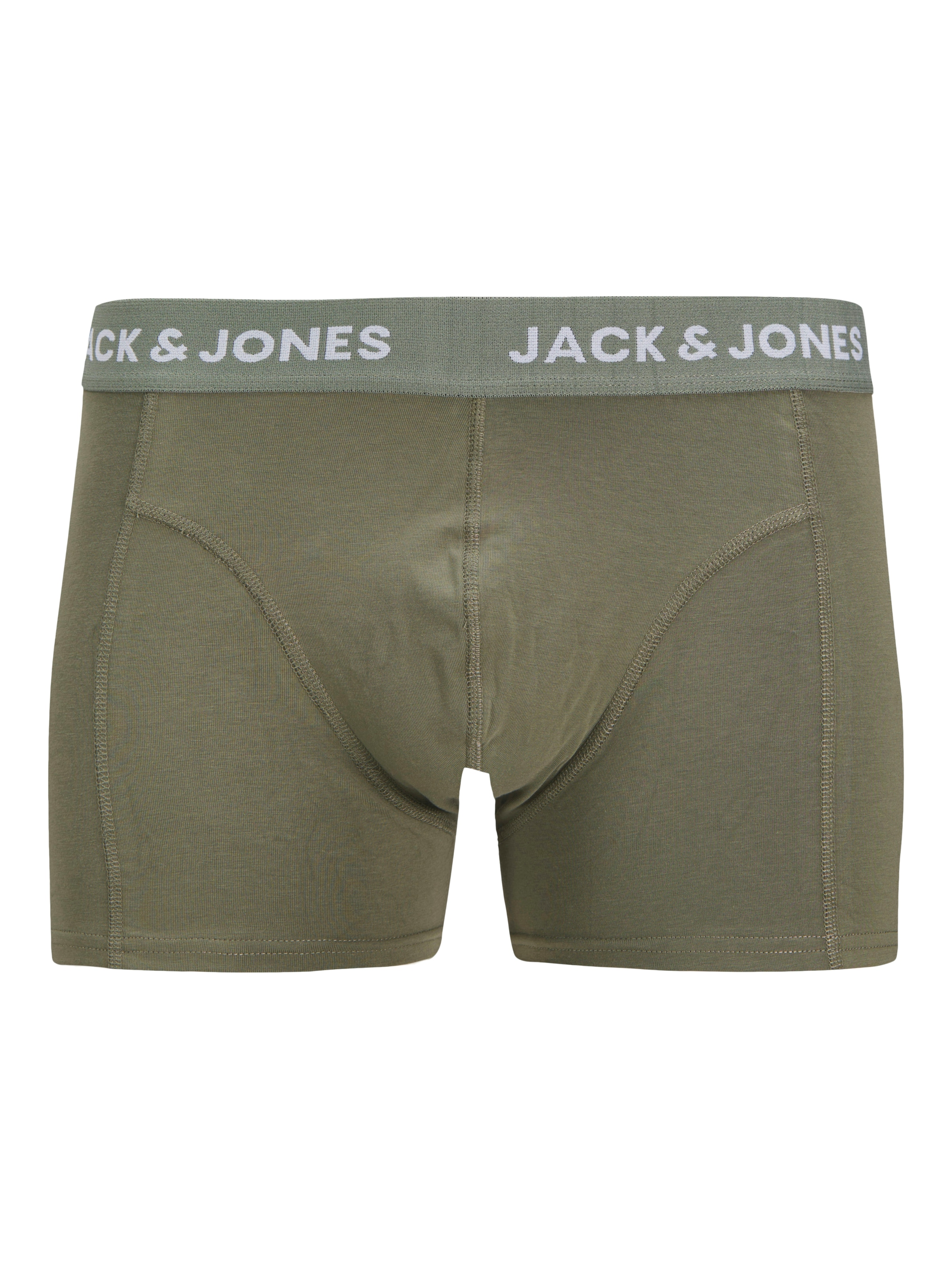 Jack & Jones Trunk »JACROB SOLID TRUNKS 3 PACK SN«, (3 St.), mit Logo Schriftzug
