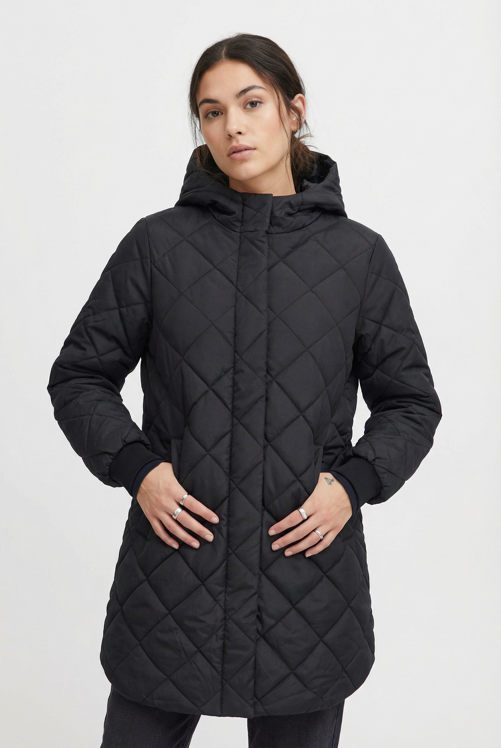 ONLY Steppmantel »ONLJULIET QUILTED HOOD ZIP COAT OTW NOOS« Kunstfaser