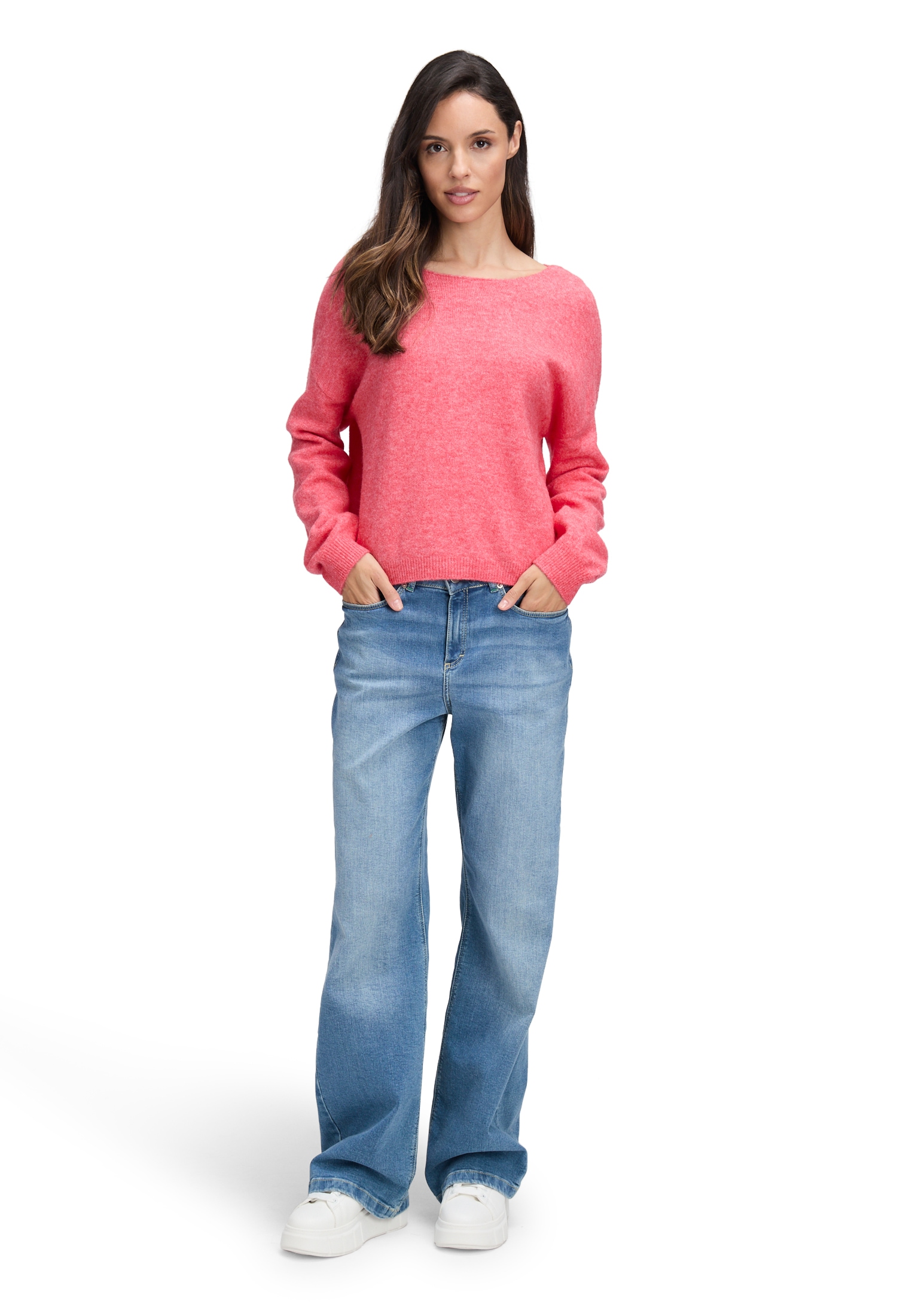 Cartoon Strickpullover »Strickpullover mit Rundhalsausschnitt«