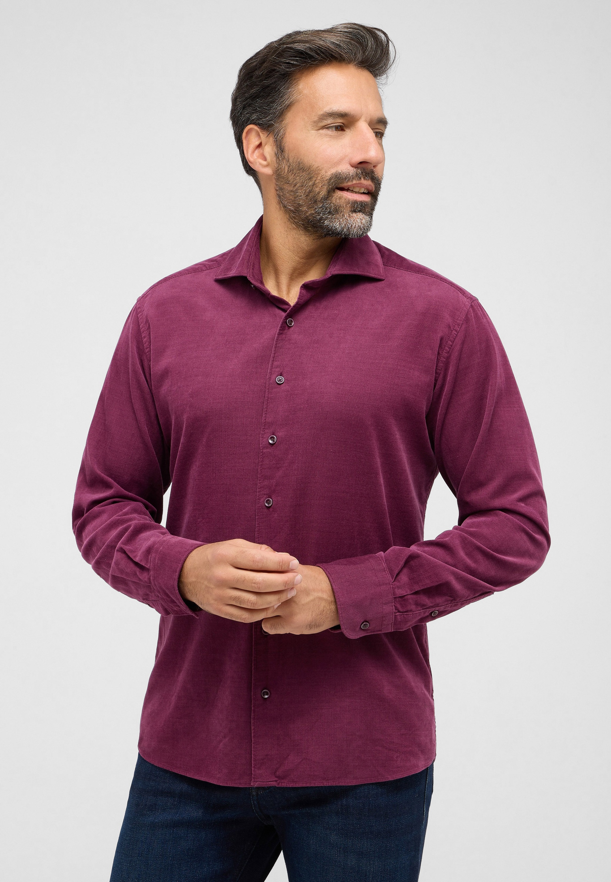 Eterna Langarmhemd »MODERN FIT«, EASY IRON (bügelleicht)