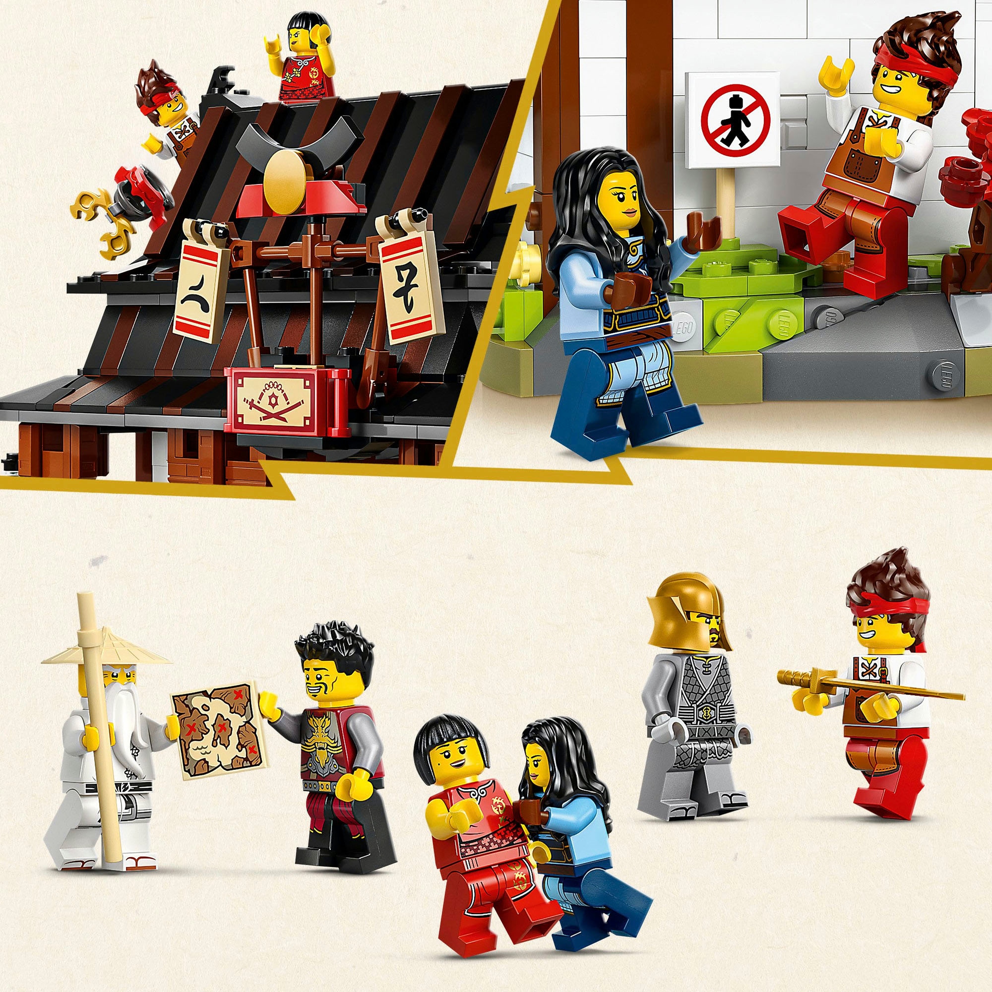 LEGO® Konstruktionsspielsteine »15-jähriges Jubiläum der Vier-Waffen-Schmiede (71858), LEGO Ninjago« Made in Europe