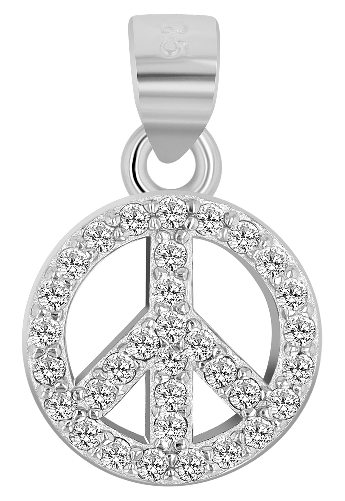 Adelia´s Kettenanhänger »Damen Anhänger aus 925 Silber mit Zirkonia«