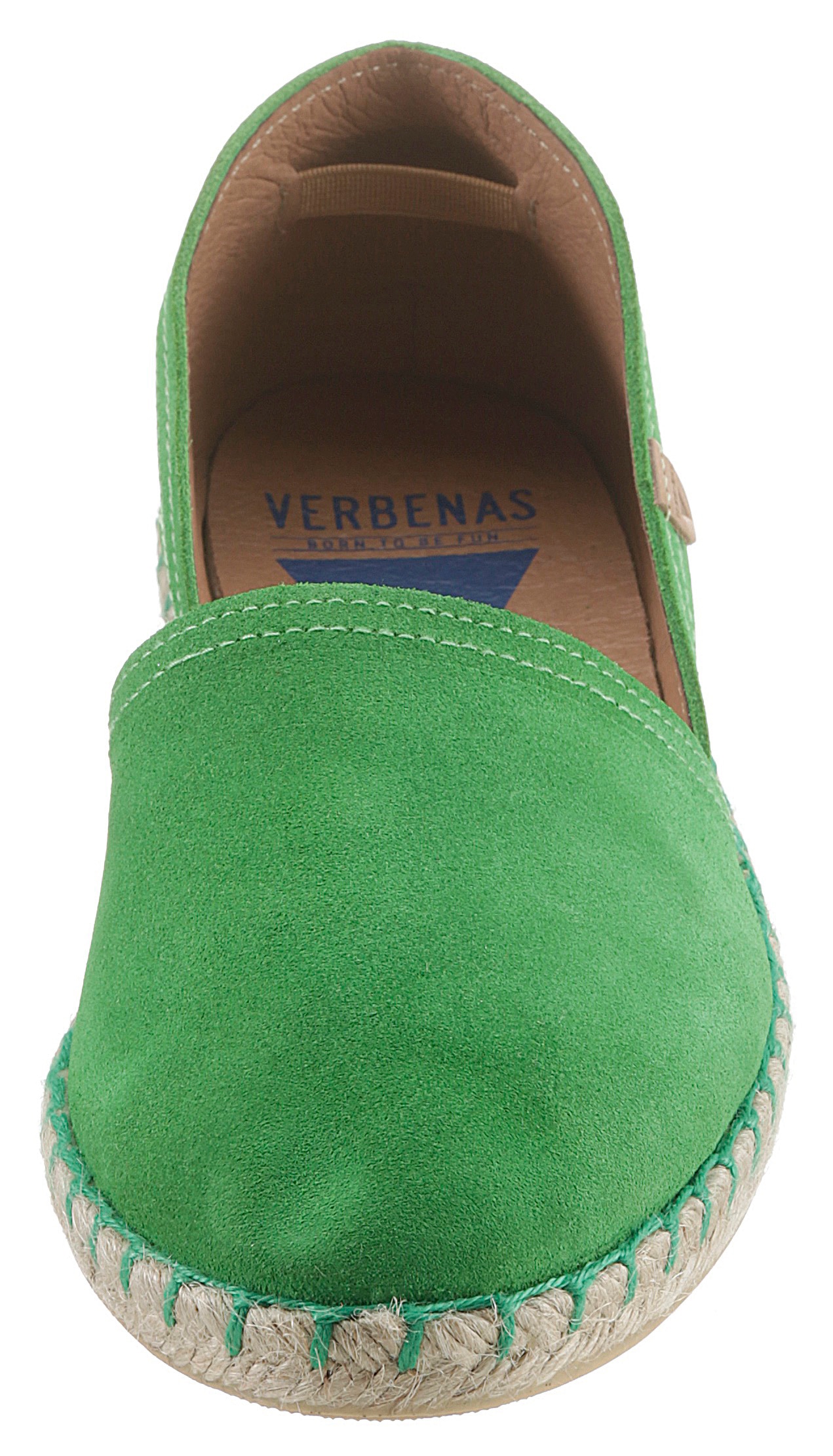 VERBENAS Espadrille, Schlupfschuh, Sommerschuh, Loafer mit typischem Jute-Rahmen