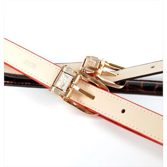 Anthoni Crown Ledergürtel, in schmaler Form aus Lackleder bestellen im OTTO  Online Shop