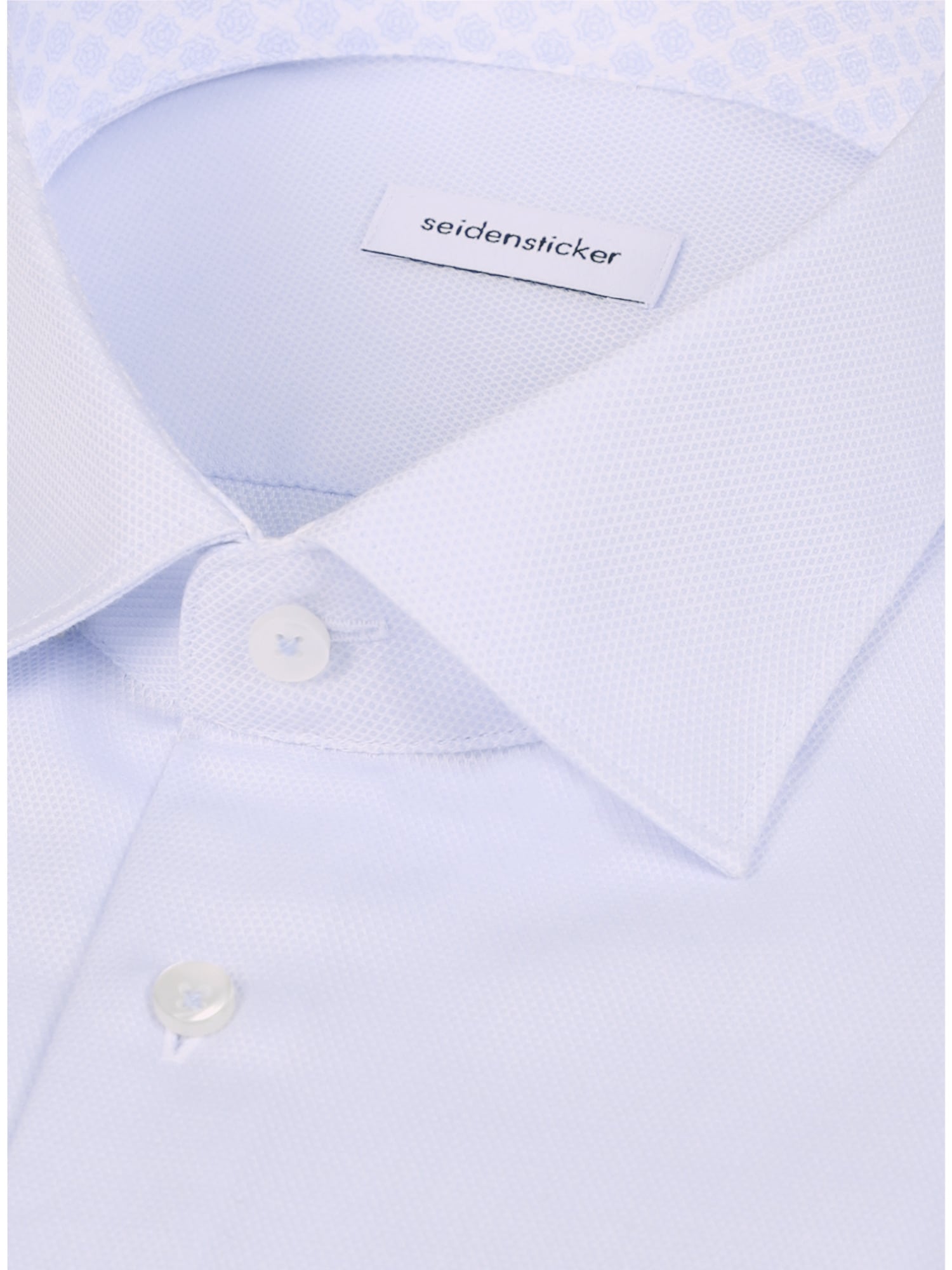 seidensticker Businesshemd »Schwarze Rose« Slim 1/1 Kentkragen Struktur