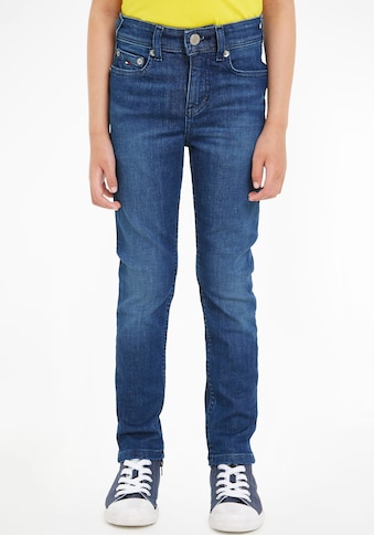 Slim-fit-Jeans »SCANTON Y DARK WASH«, mit Logostickerei