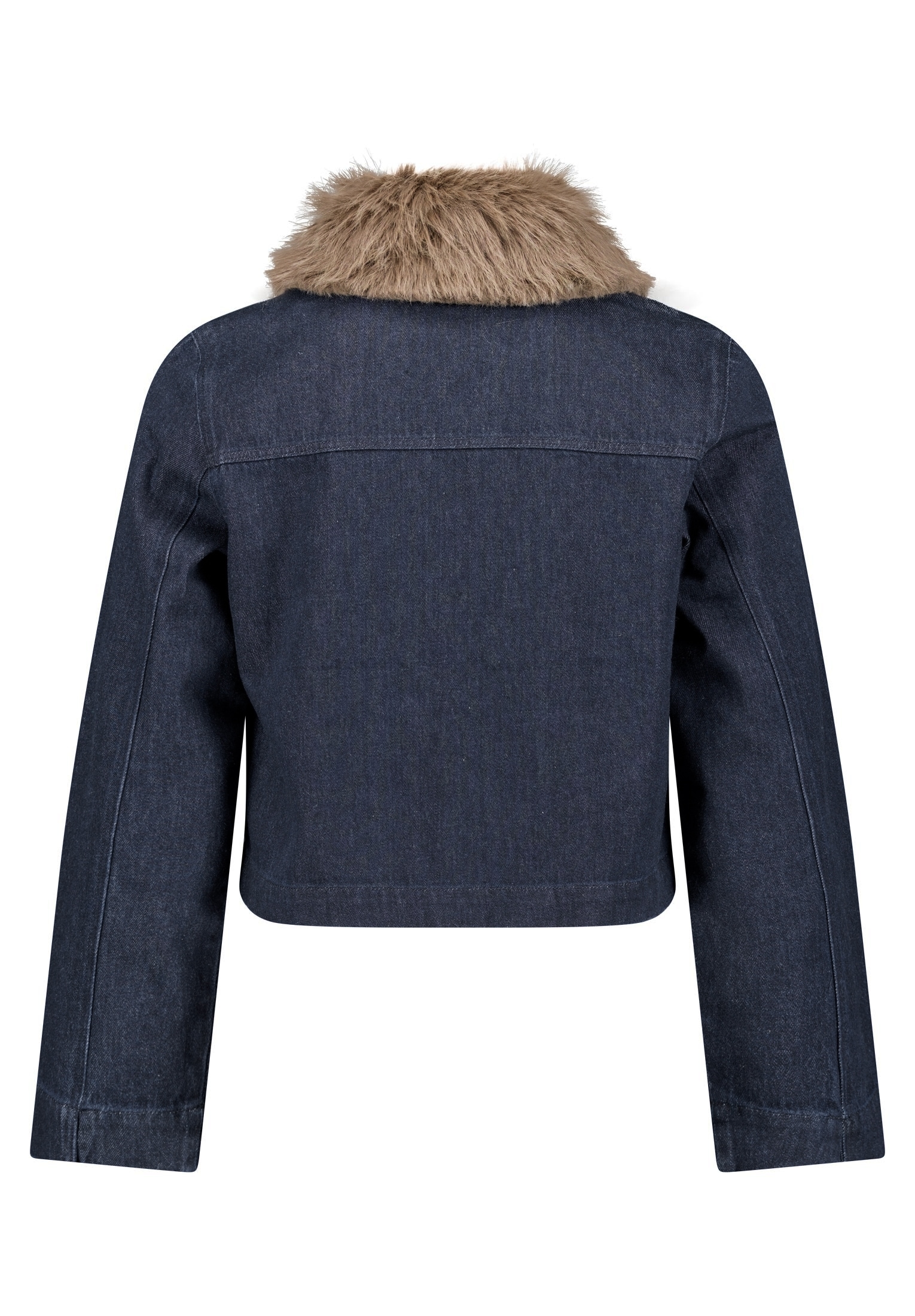 Cartoon Jeansblazer »Jeansjacke mit Kunstfellkragen«