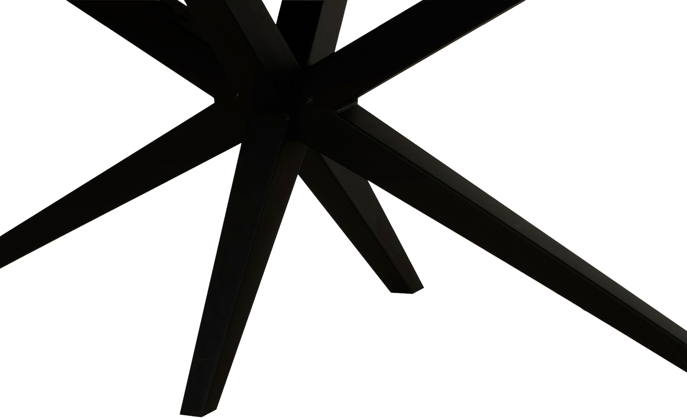 OMG Design »Wellington« 1 Stk. tlg. Hochwertige Melamin-Tischplatte mit Metallgestell