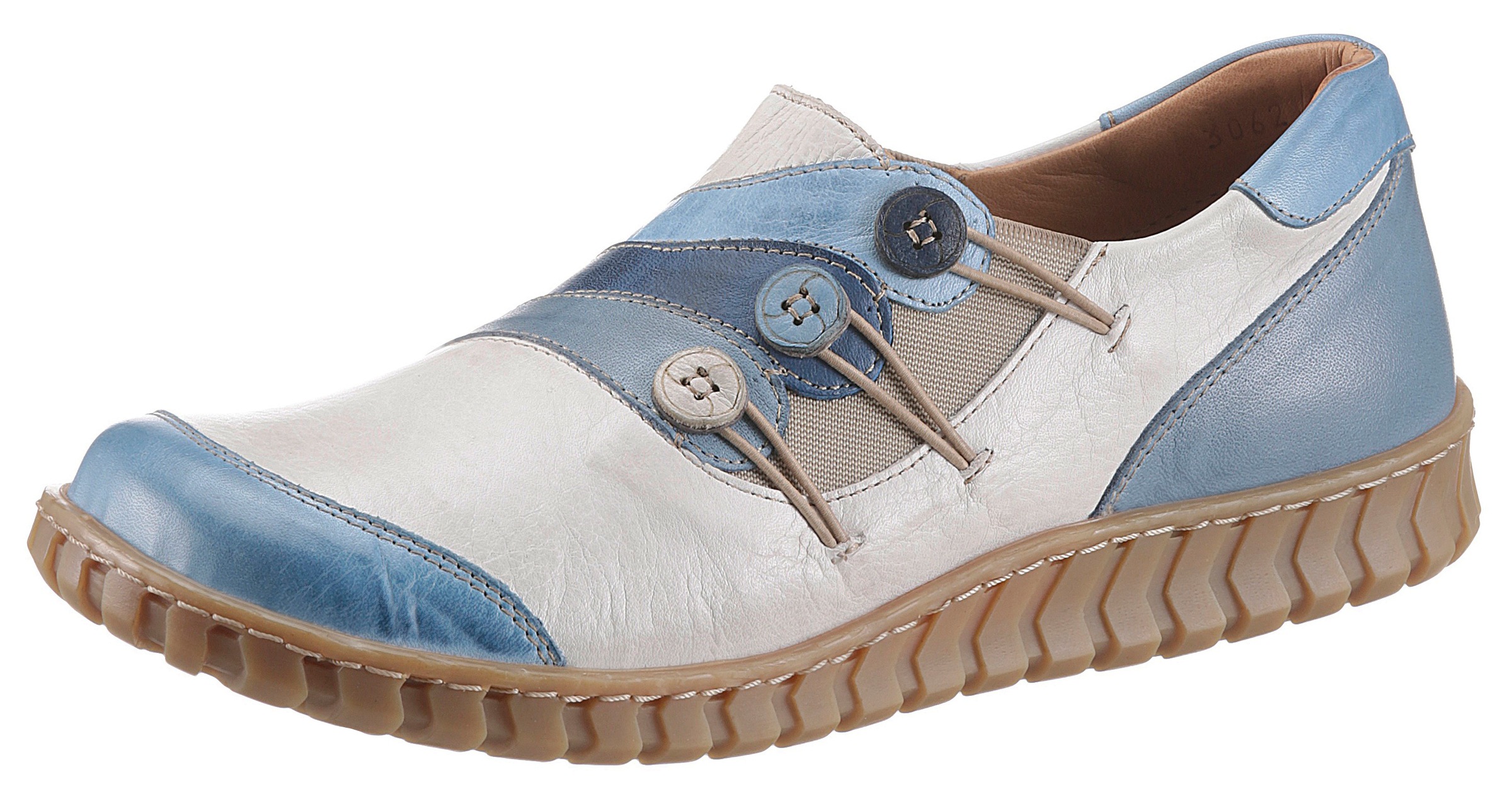 Gemini Slipper »Gwen«, mit Gummizug und Stretcheinsatz