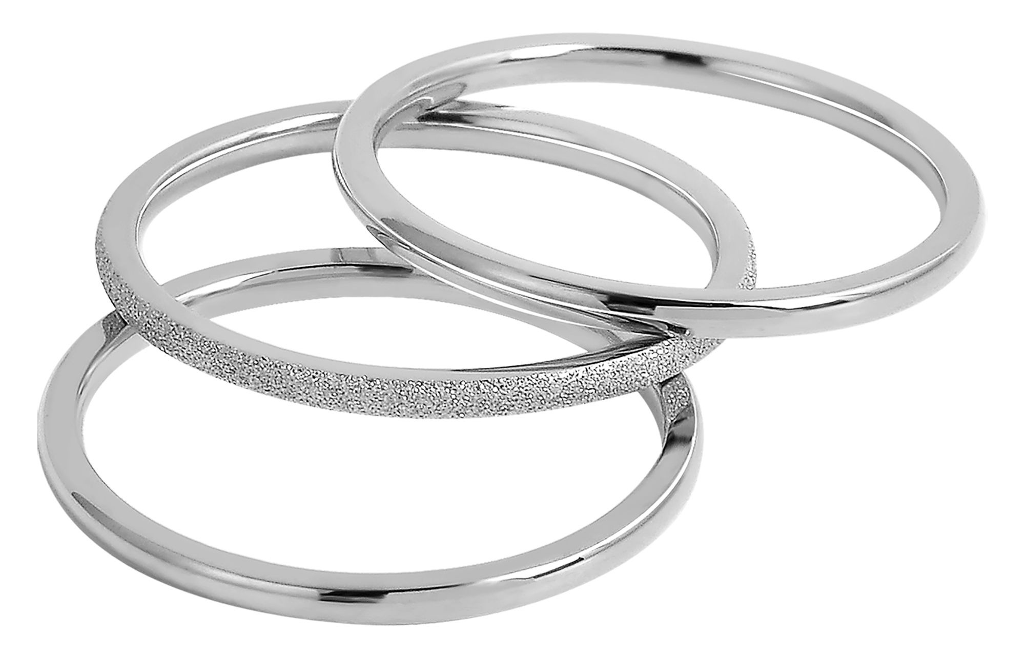Adelia´s Fingerring »Damen Ring aus Edelstahl«