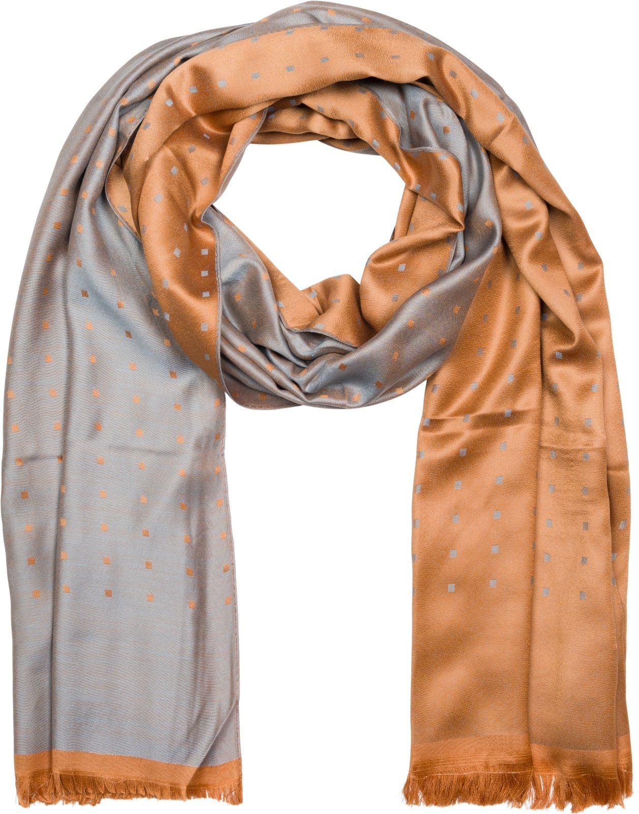 styleBREAKER Schal »Edler Schal mit Quadratischem Muster« 1 Stk.