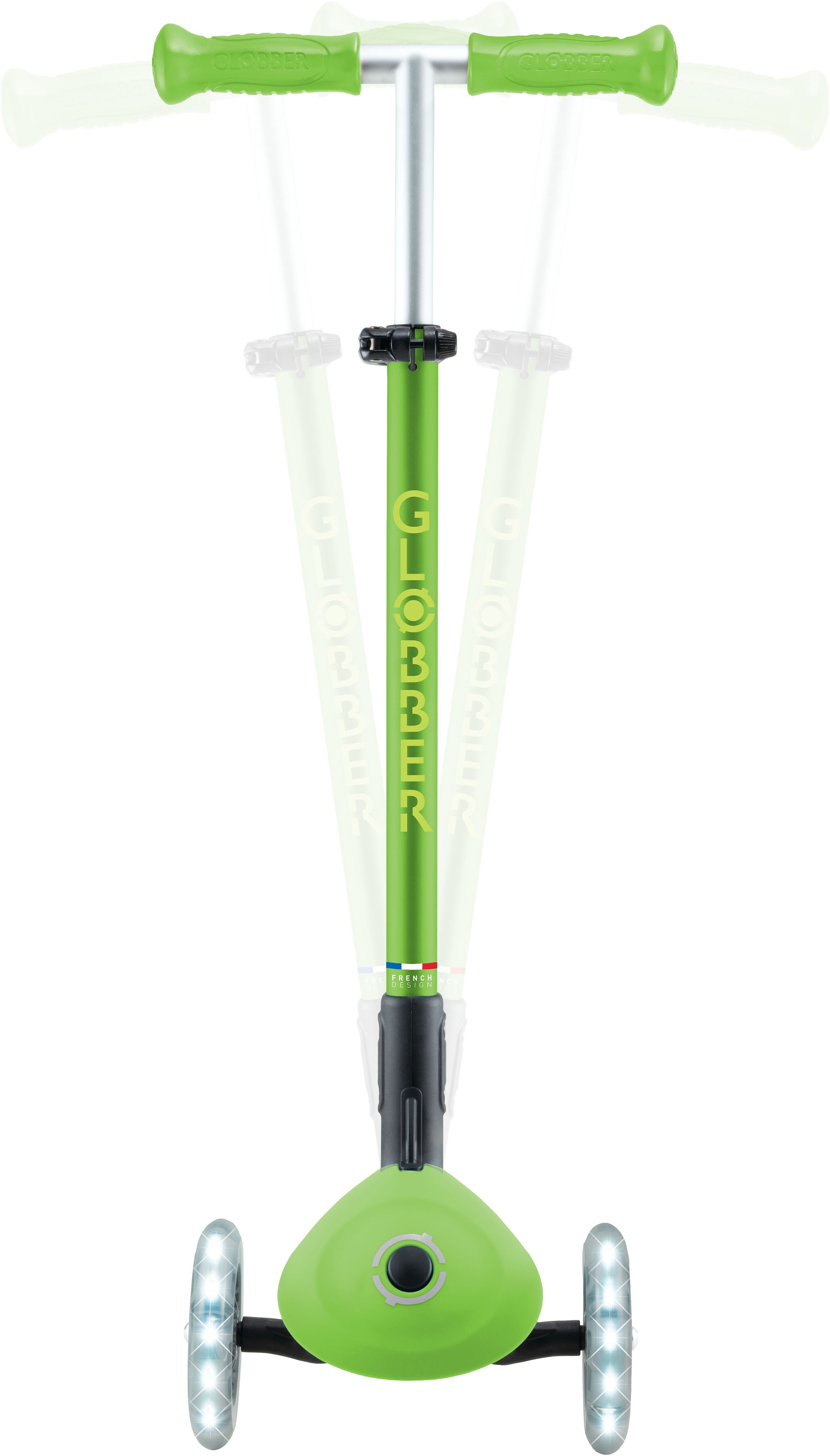Globber Tretroller »ELITE LIGHTS, mit Leuchtrollen«