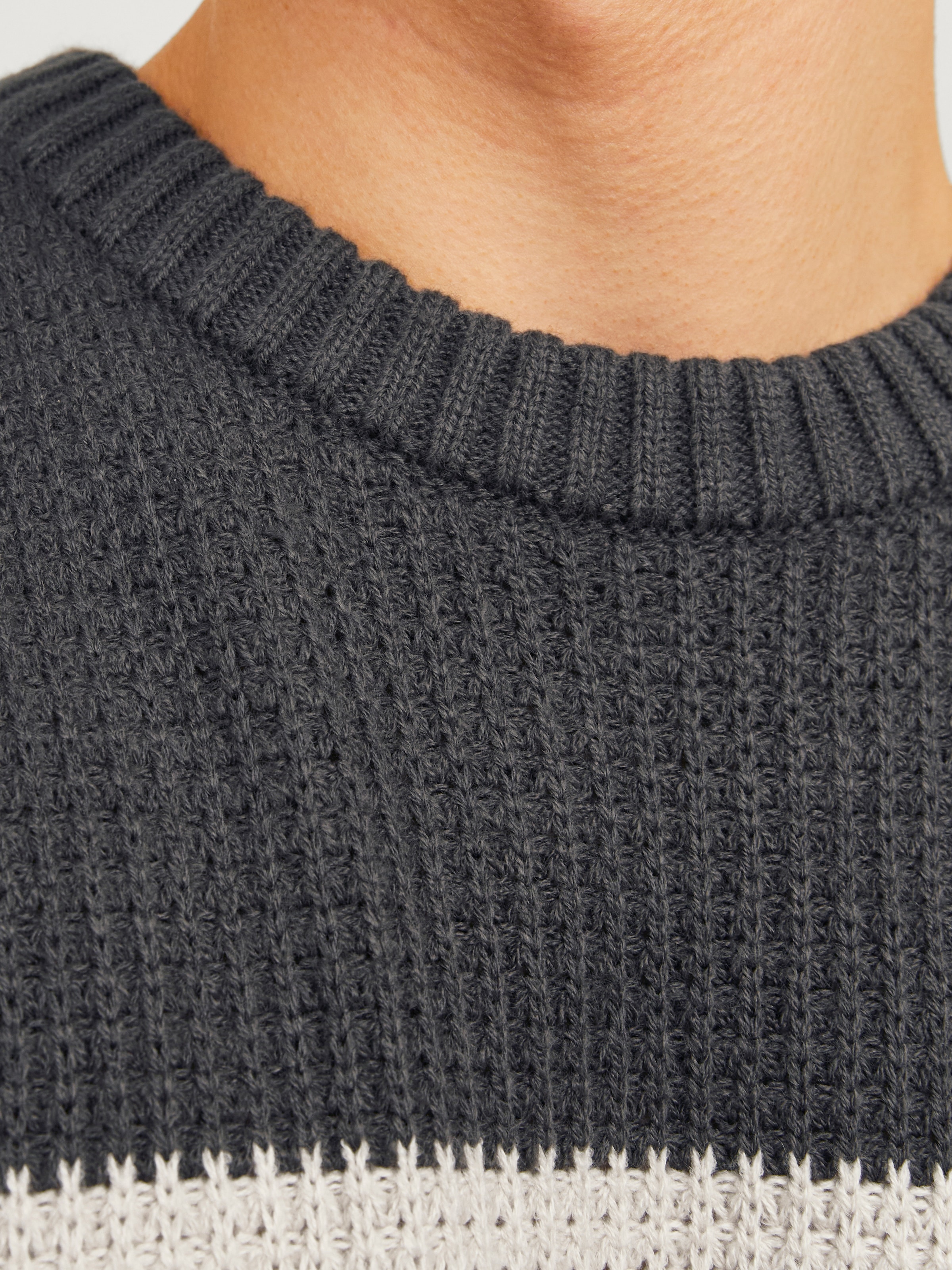 Jack & Jones Rundhalspullover »JJSANDER KNIT CREW NECK«