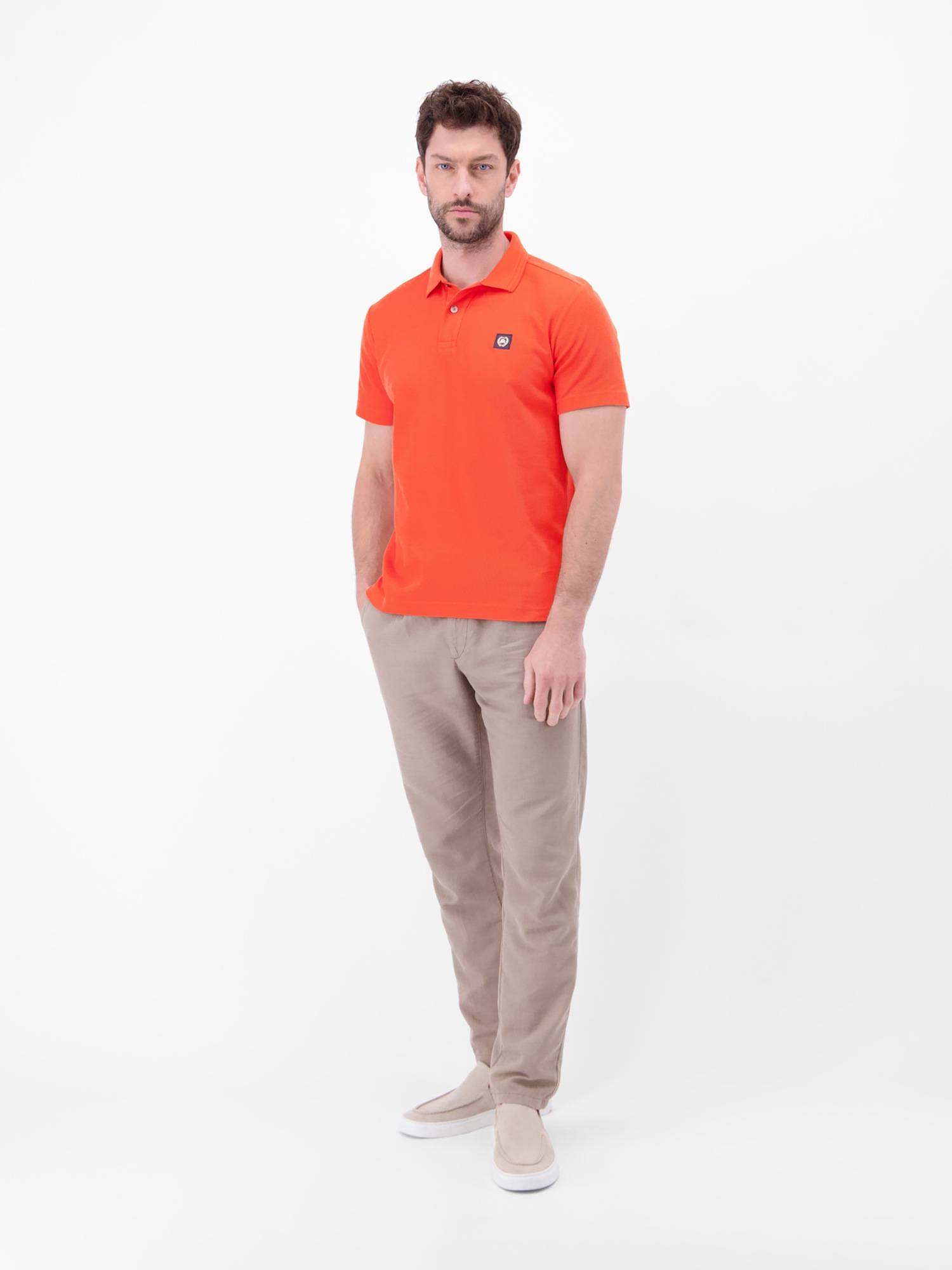 LERROS Poloshirt »Poloshirt mit Waffelstruktur aus 100 % Baumwolle«