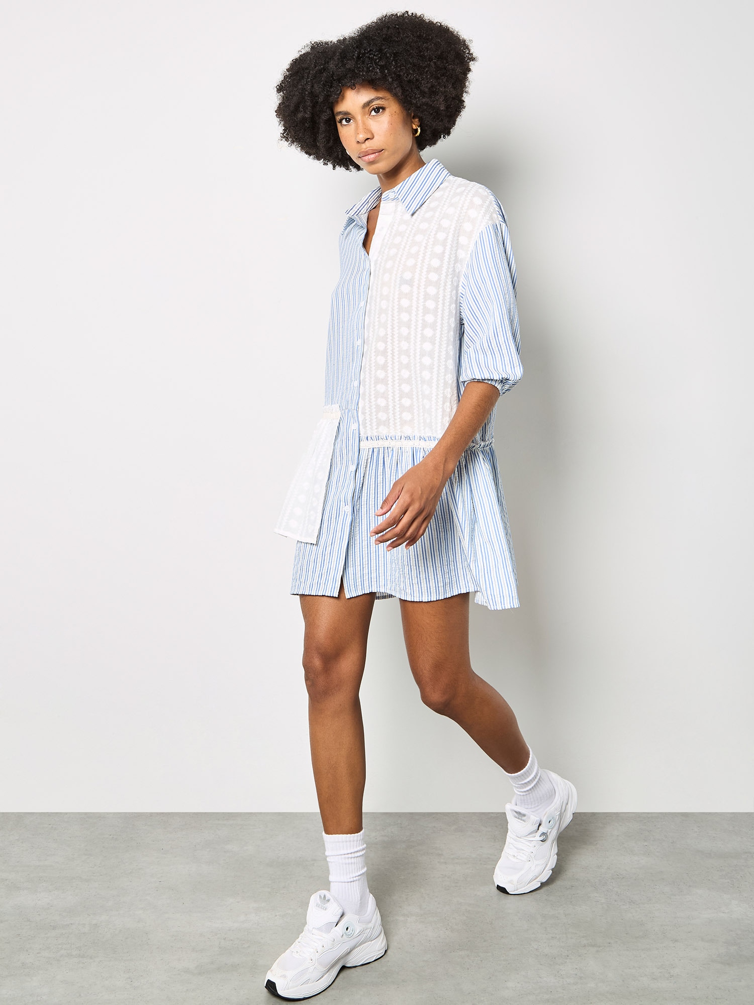Apricot Minikleid »Minikleid« mit Strukturmuster