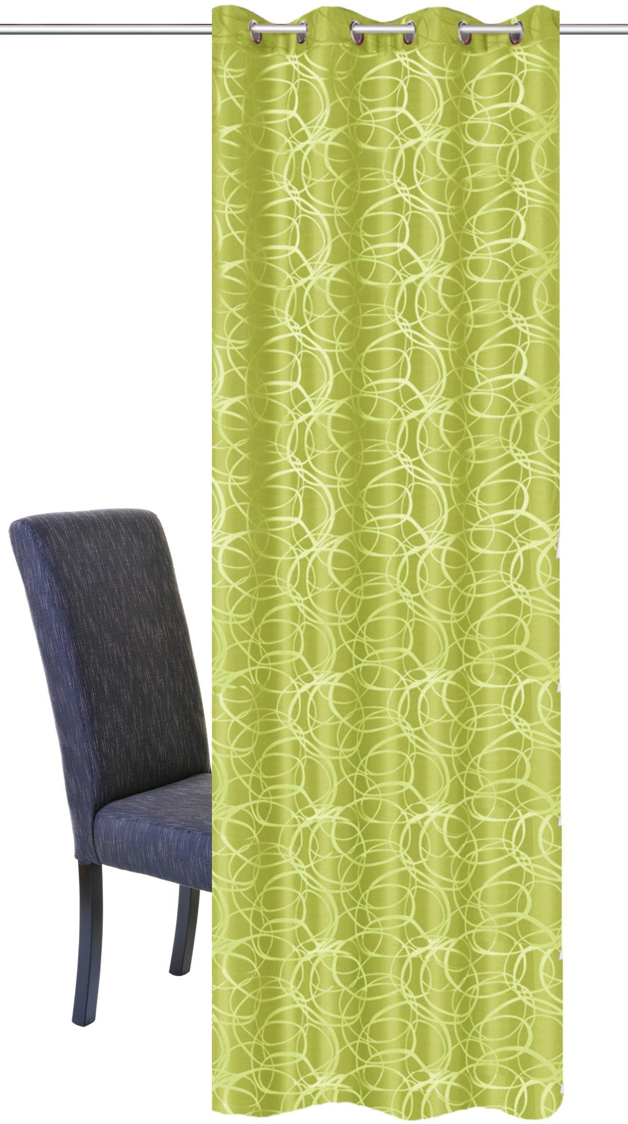 HOME WOHNIDEEN Vorhang »LENNY«, HxB: 245x140, Dekostoff Jacquardgemustert