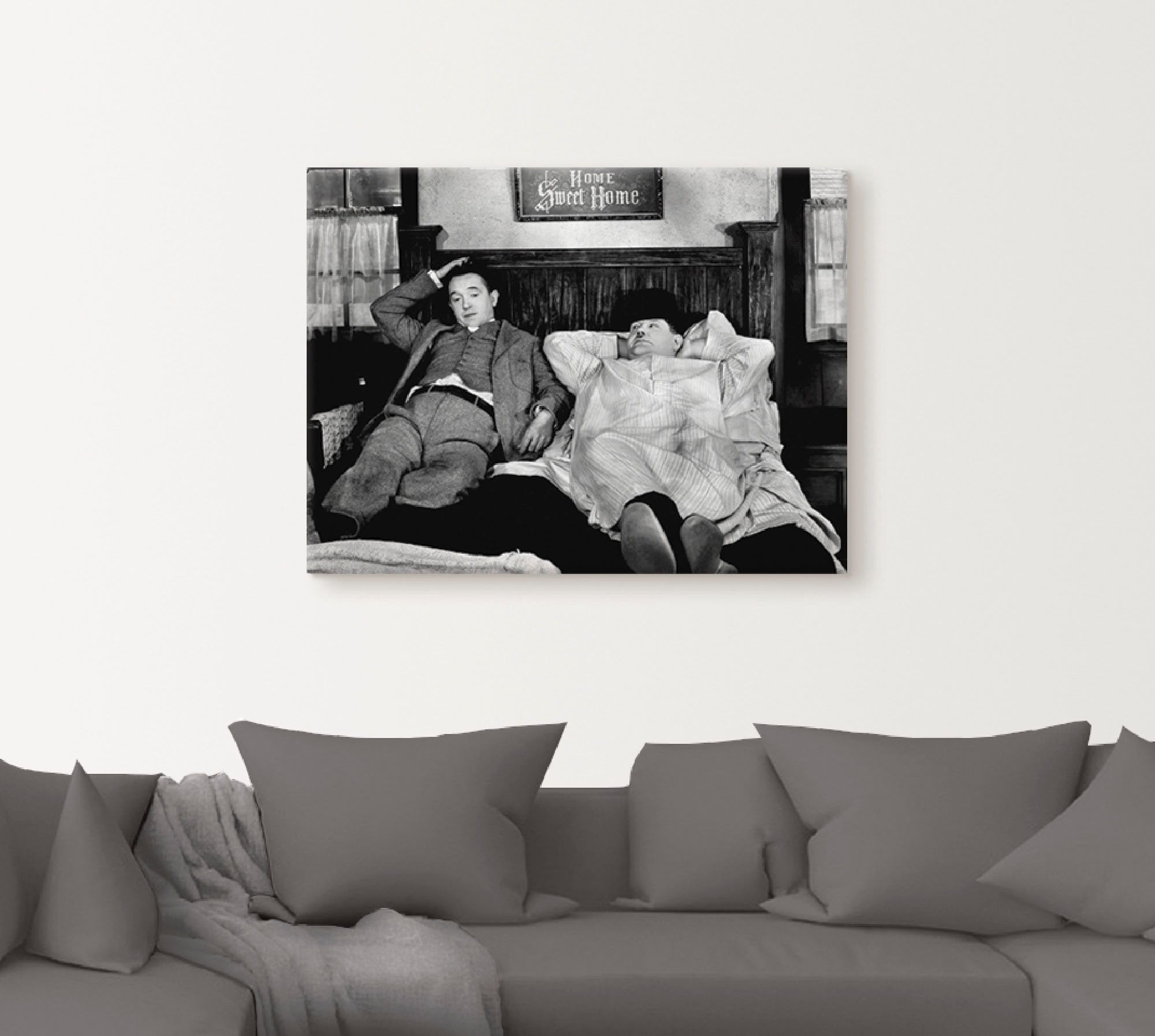 Artland Wandbild »Dick und Doof I«, Stars, (1 St.), als Alubild, Outdoorbild, Leinwandbild, Poster, Wandaufkleber