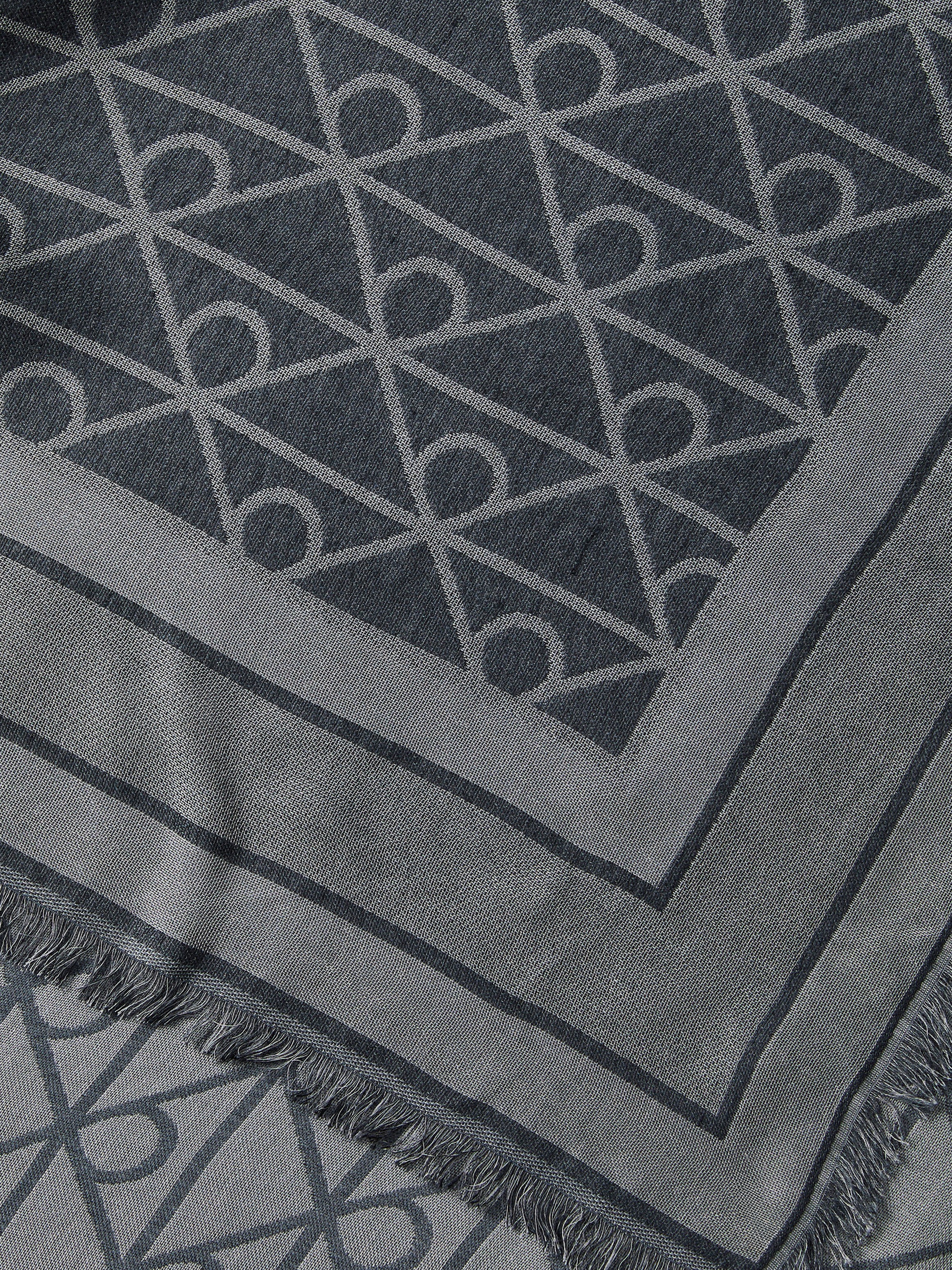 Calvin Klein Modetuch »EMBLEM AOP JACQUARD SQUARE SCARF« Mit Markenlabelmusterung