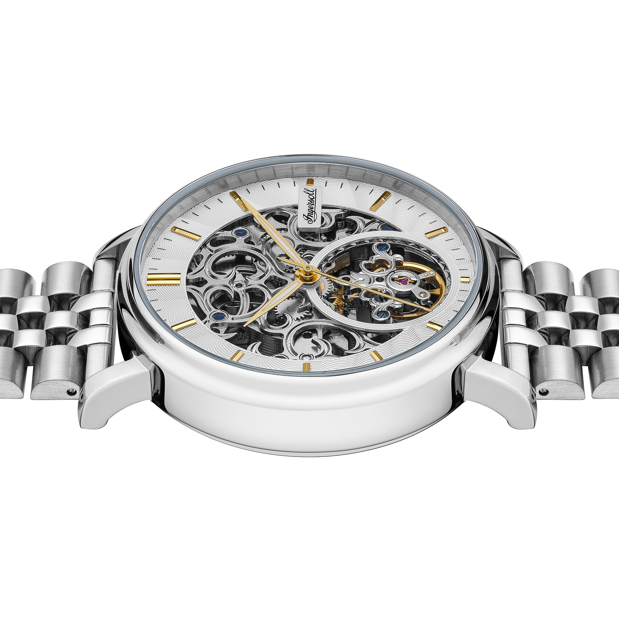 Ingersoll Automatikuhr »The Charles« Armbanduhr, Herrenuhr, Mechanische Uhr, Edelstahlarmband, analog