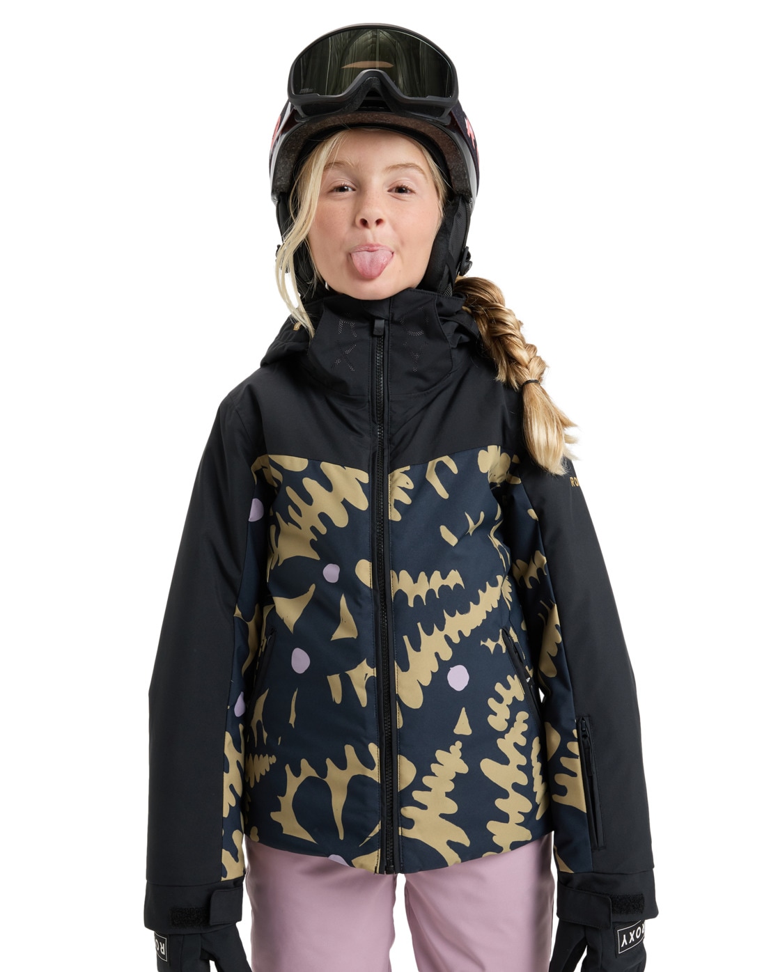Roxy Mädchen Snowboardjacke »Free Jet Block 10K«, Größe 10(140-148cm)