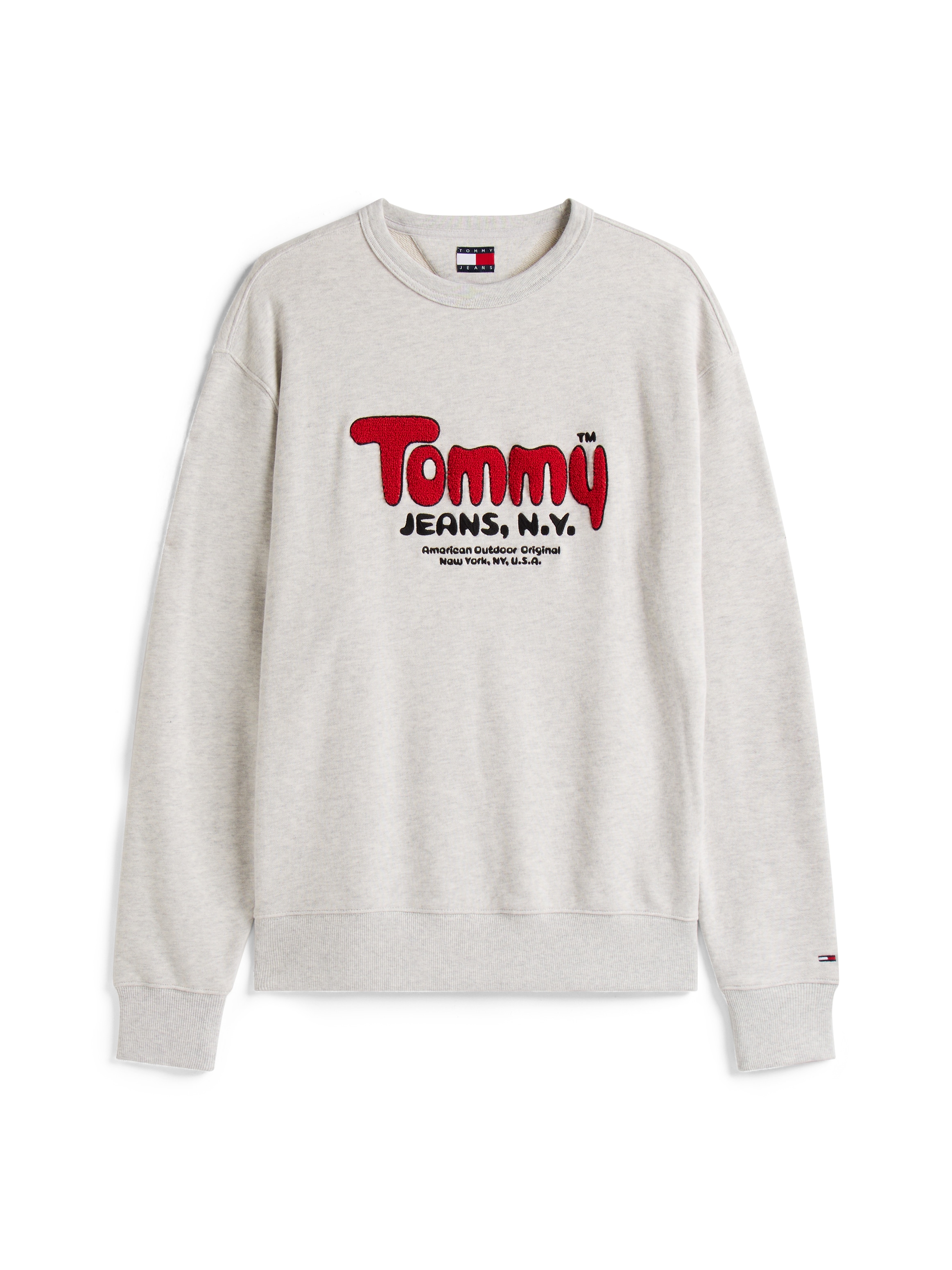 Tommy Jeans Sweatshirt »BOUCLE«, Relaxed fit mit Rundhalsausschnitt