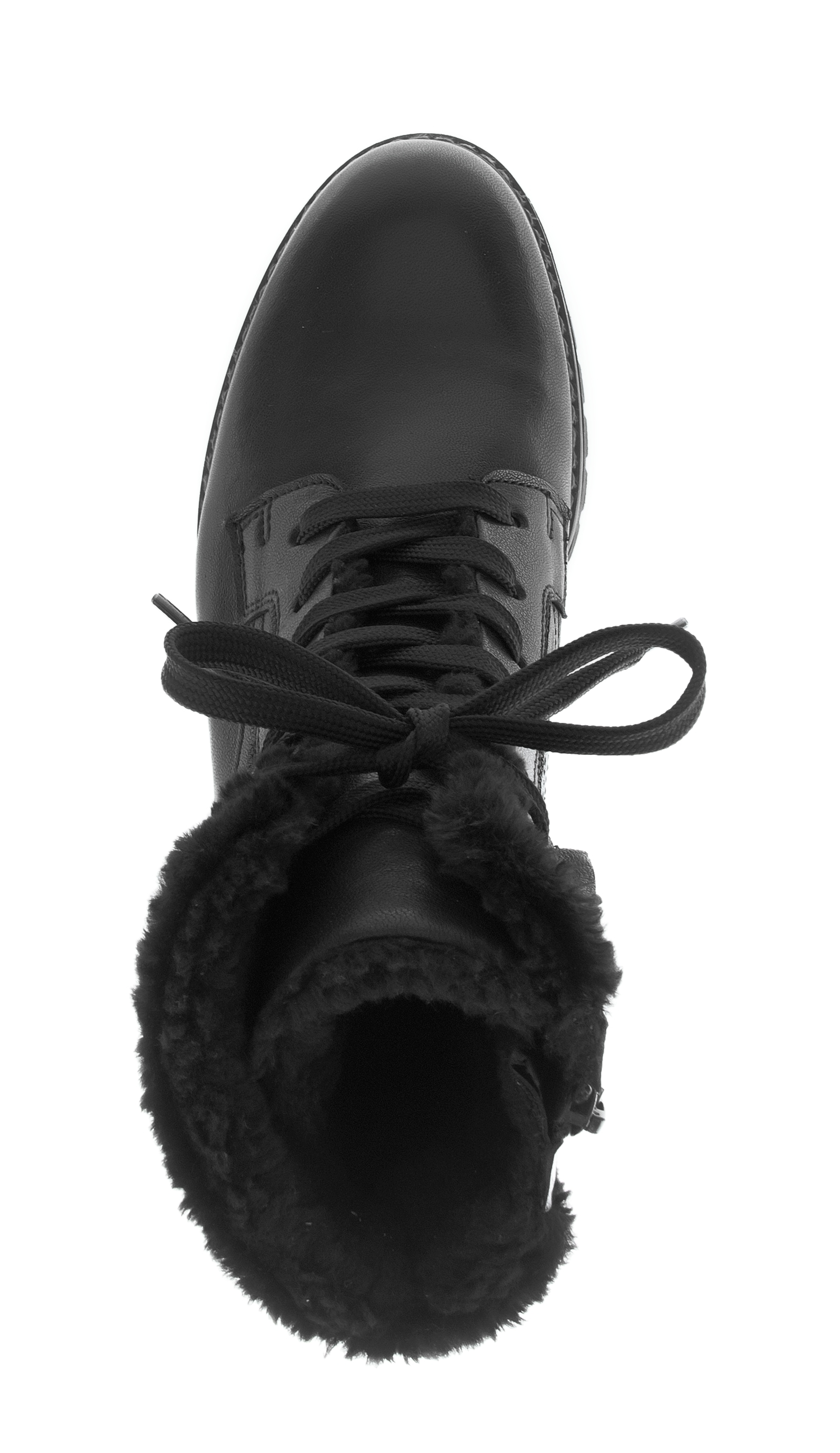 Gabor Winterstiefelette »GENUA«, Blockabsatz, Winterboots mit Teddyplüsch-Kragen