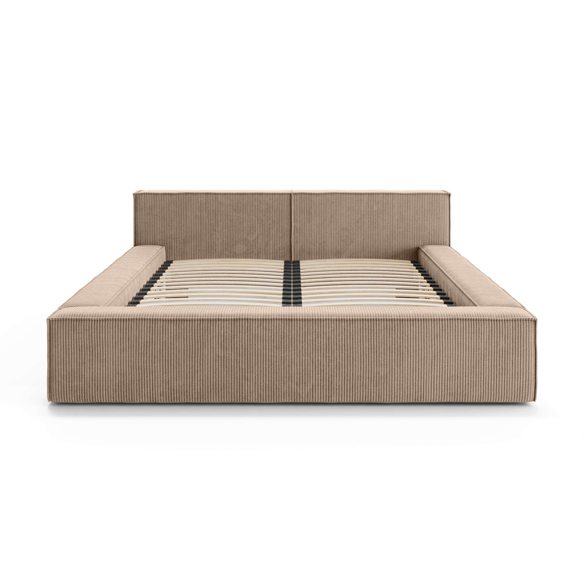 Home affaire Polsterbett »LAUREDA Bettgestell mit Lattenrost, in 4 Breiten- 140, 160, 180, 200cm« mit Kopfteil und Bettkasten, ohne Matratze