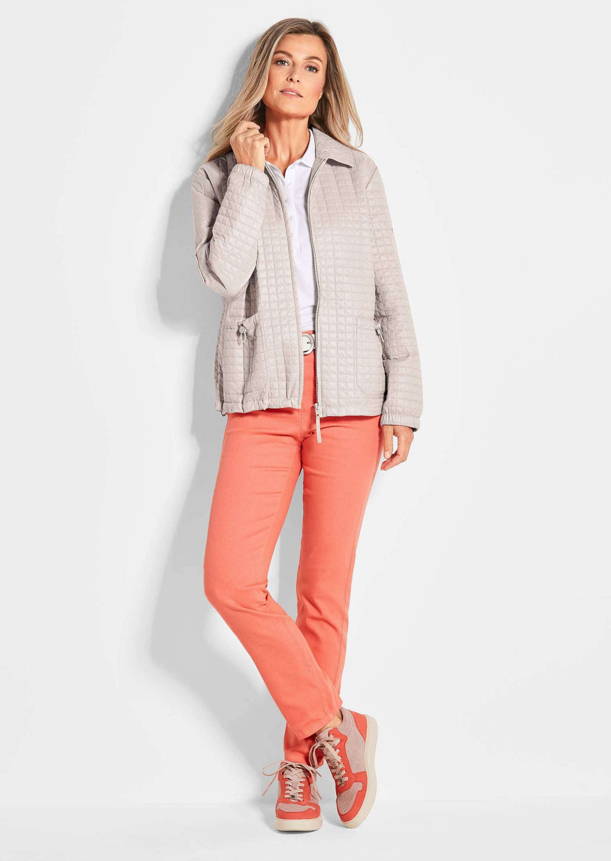 GOLDNER Kurzjacke »Kurzgröße Leichte Jacke mit Waffelstepp« Mit Gummizug im Saum