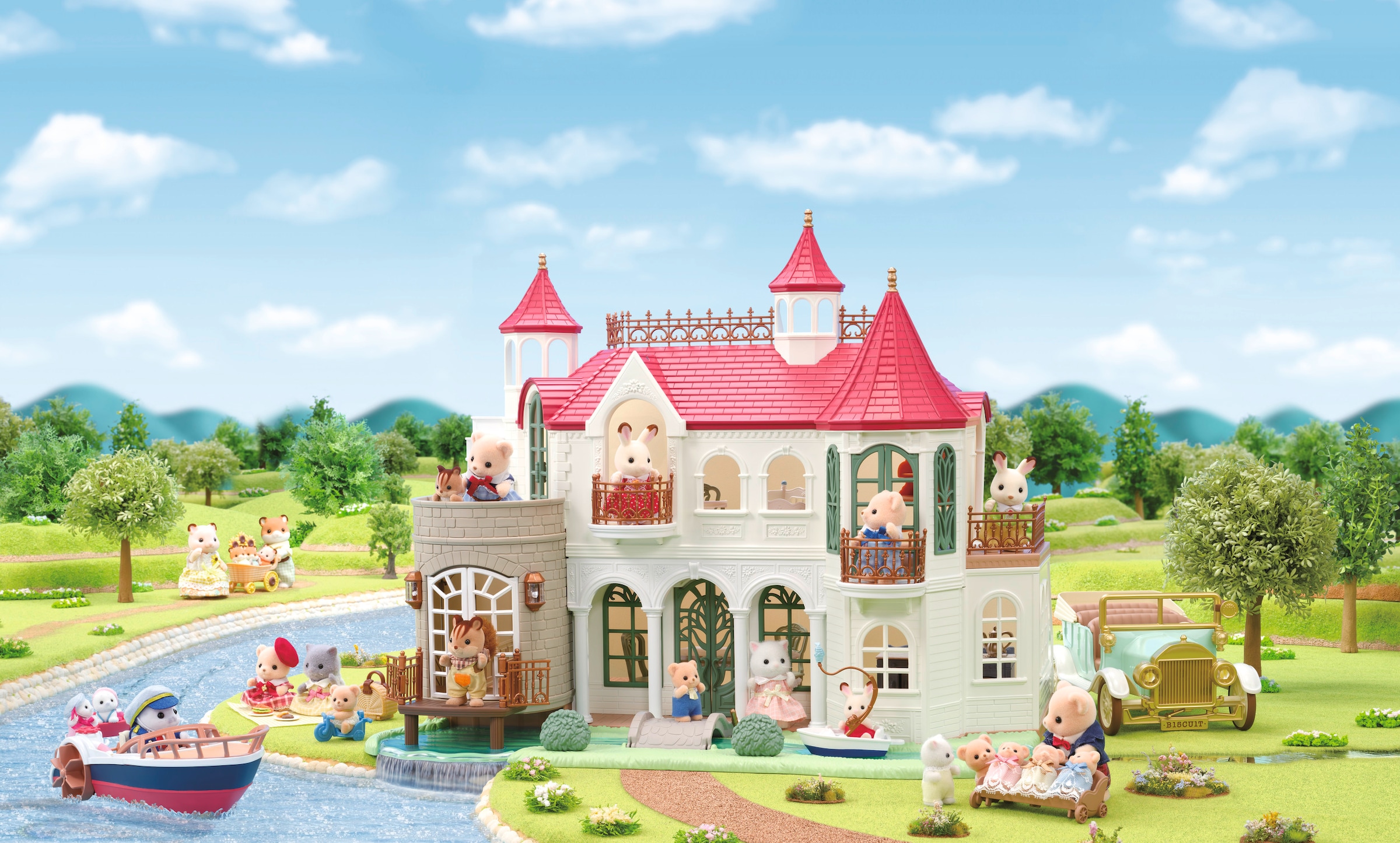 Sylvanian Families Spielwelt »Villa am Fluss«