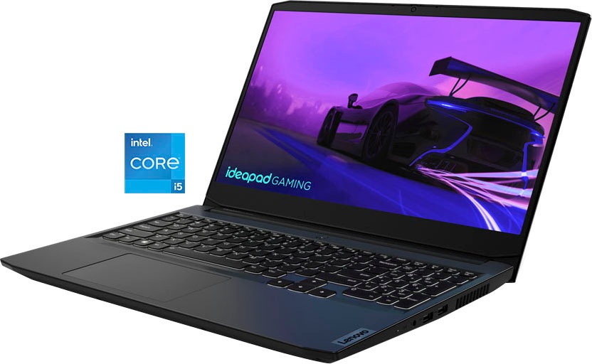 Lenovo Notebook »Gaming 3 15IHU6«, (39,62 cm/15,6 Zoll), Intel, Core i5, GeForce RTX 3050, 512 GB SSD, Kostenloses Upgrade auf Windows 11, sobald verfügbar