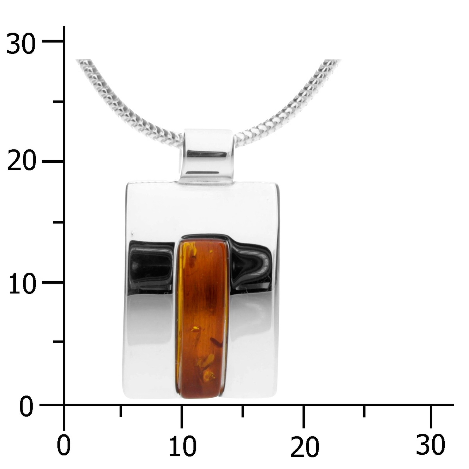 OSTSEE-SCHMUCK Kette mit Anhänger »- Zera - Silber 925/000 - Bernstein«