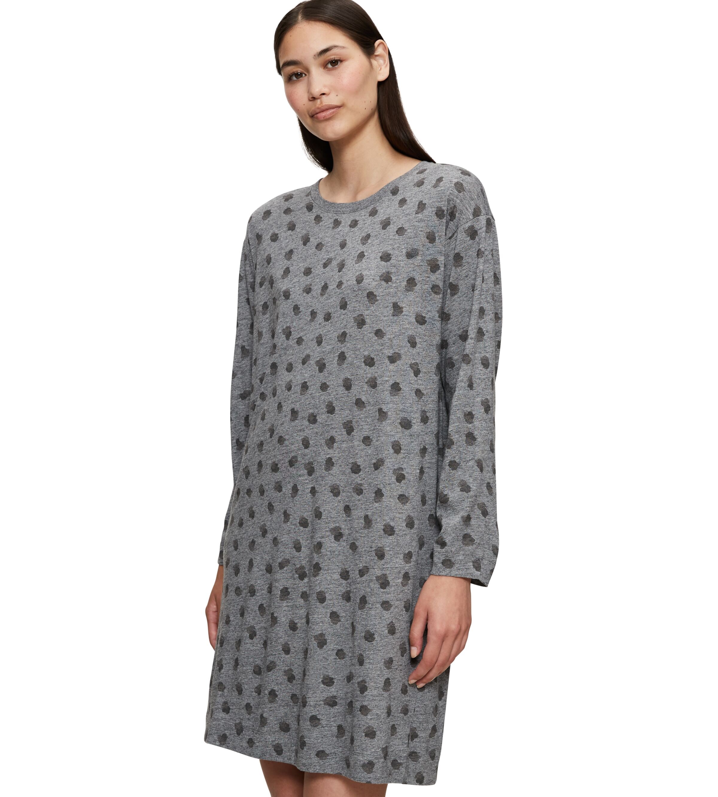 Triumph Damen Nachthemd »Endless Comfort NDK LSL« Ohne Taschen weich in grau, Größe 44